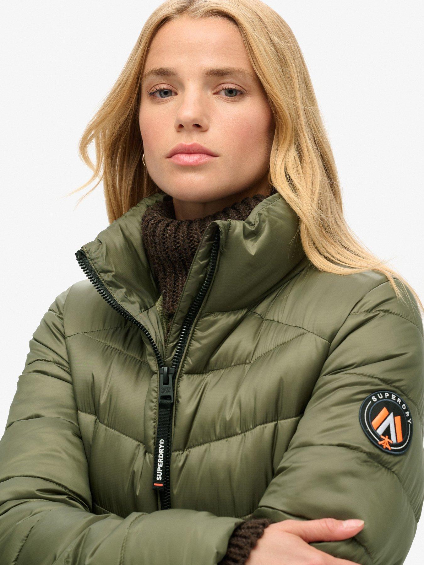  image of superdry-fuji-quilted-padded-jacket-green