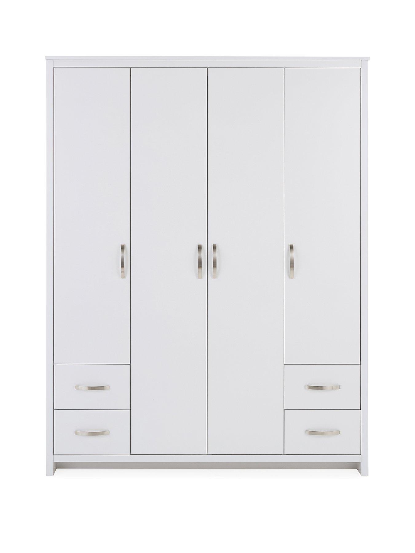 stillFront image of the-very-collection-ely-4-door-4-drawer-wardrobe