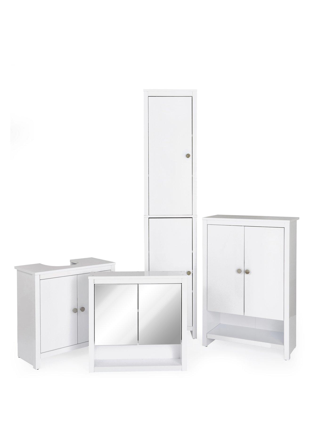 Image 7 of 7 of Very Home Bramford Low Bathroom&nbsp; Cabinet - White