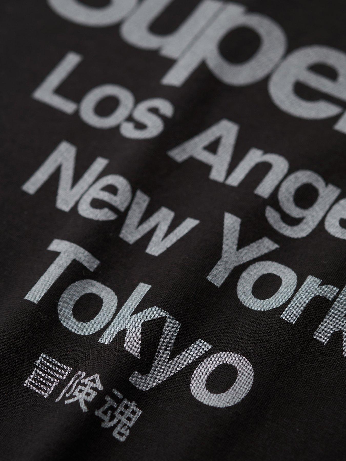 Image 5 of 5 of Superdry Core Logo City Fitted T-Shirt - Black