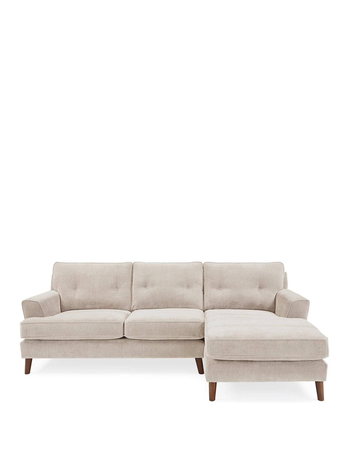 Image 2 of 7 of Very Home Malmo Fabric Right Hand 3 Seater Chaise Sofa - FSC&reg; Certified&nbsp;- Made in the UK