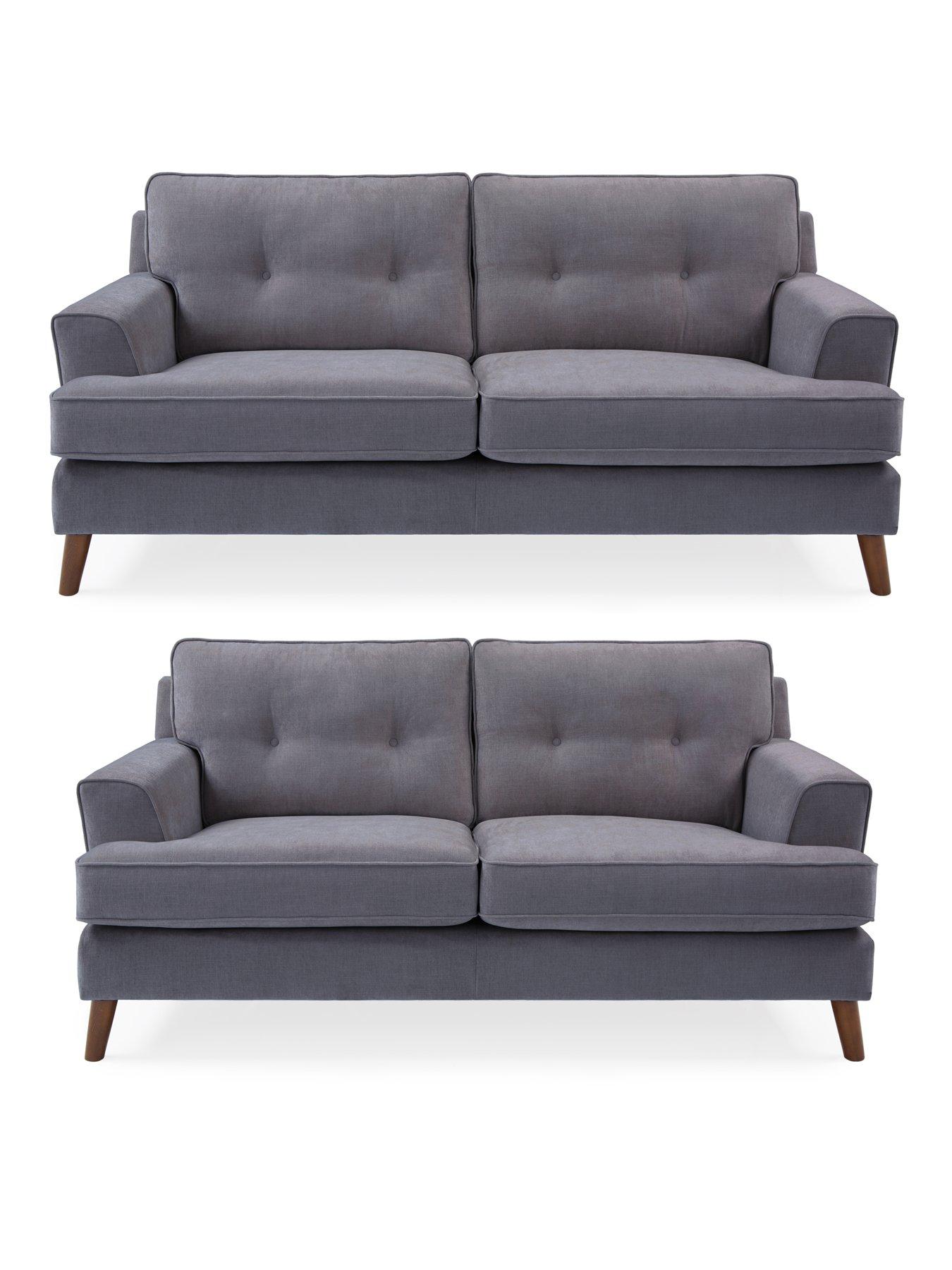 undefined Malmo 3 + 2  Seater Fabric Sofa Set (Buy  &  SAVE!) - Made in the UK