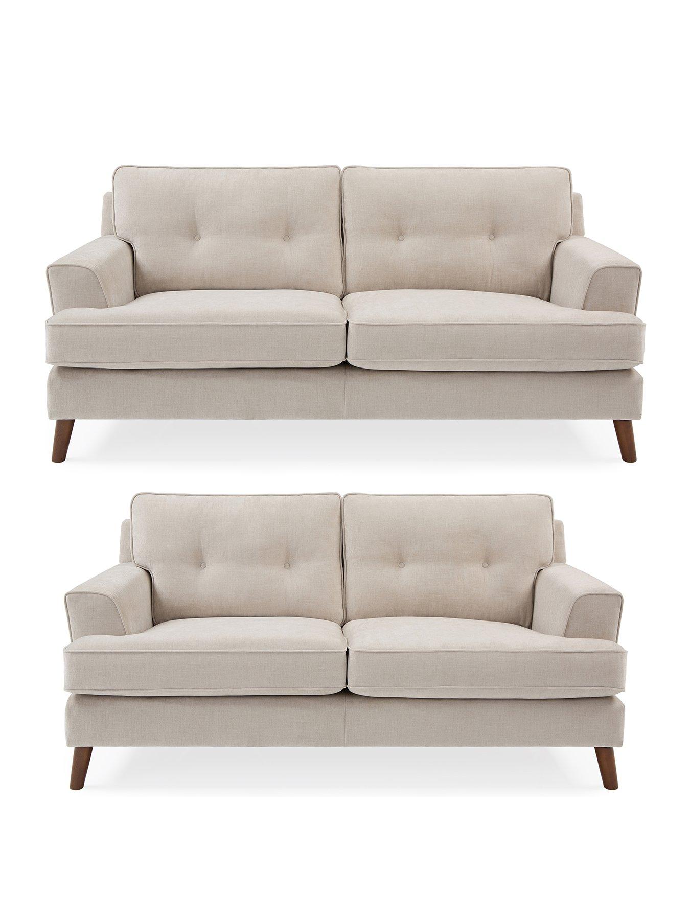 undefined Malmo 3 + 2  Seater Fabric Sofa Set (Buy  &  SAVE!) - Made in the UK