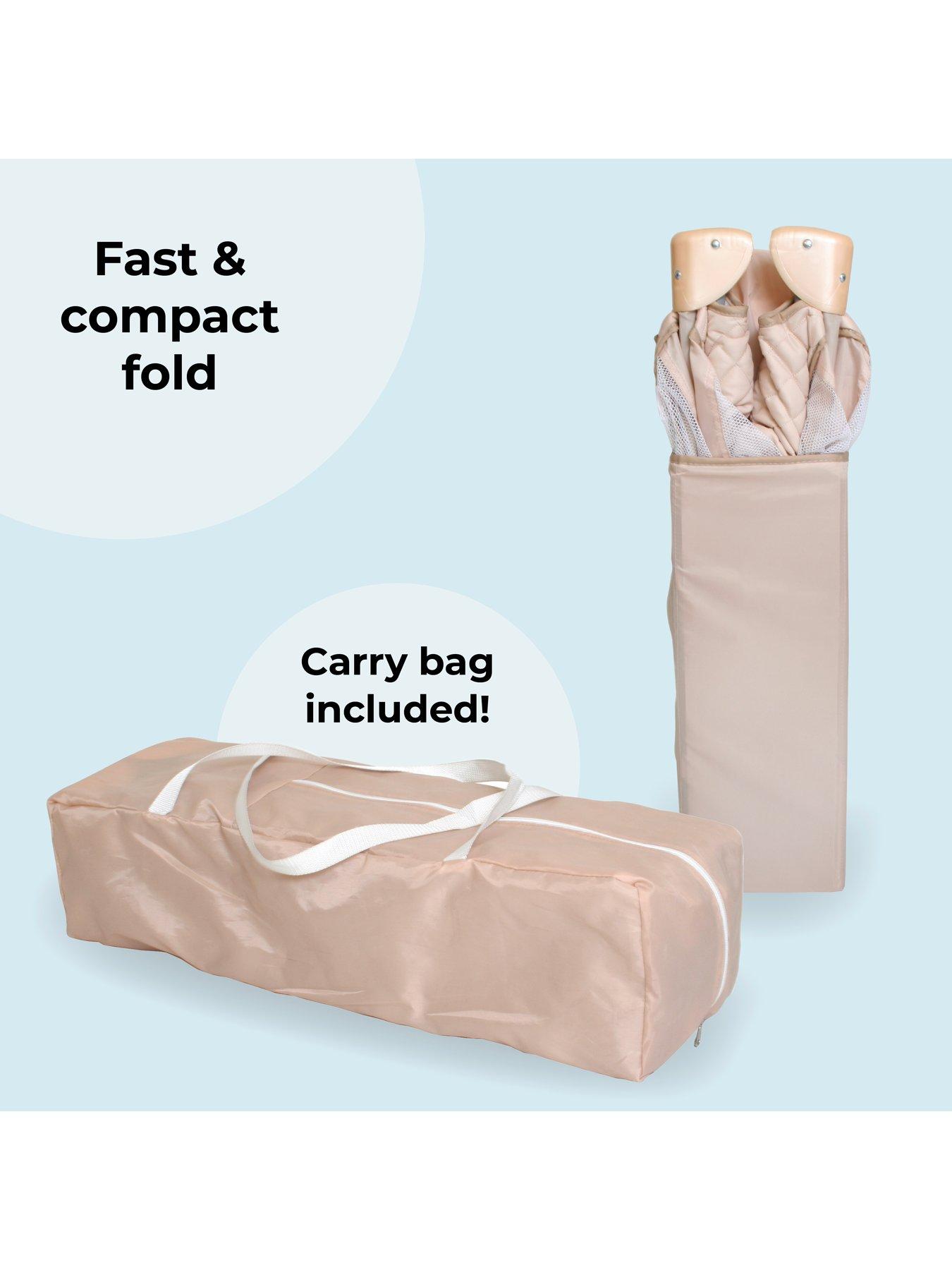 Image 7 of 8 of My Babiie Blush Quilted Travel Cot