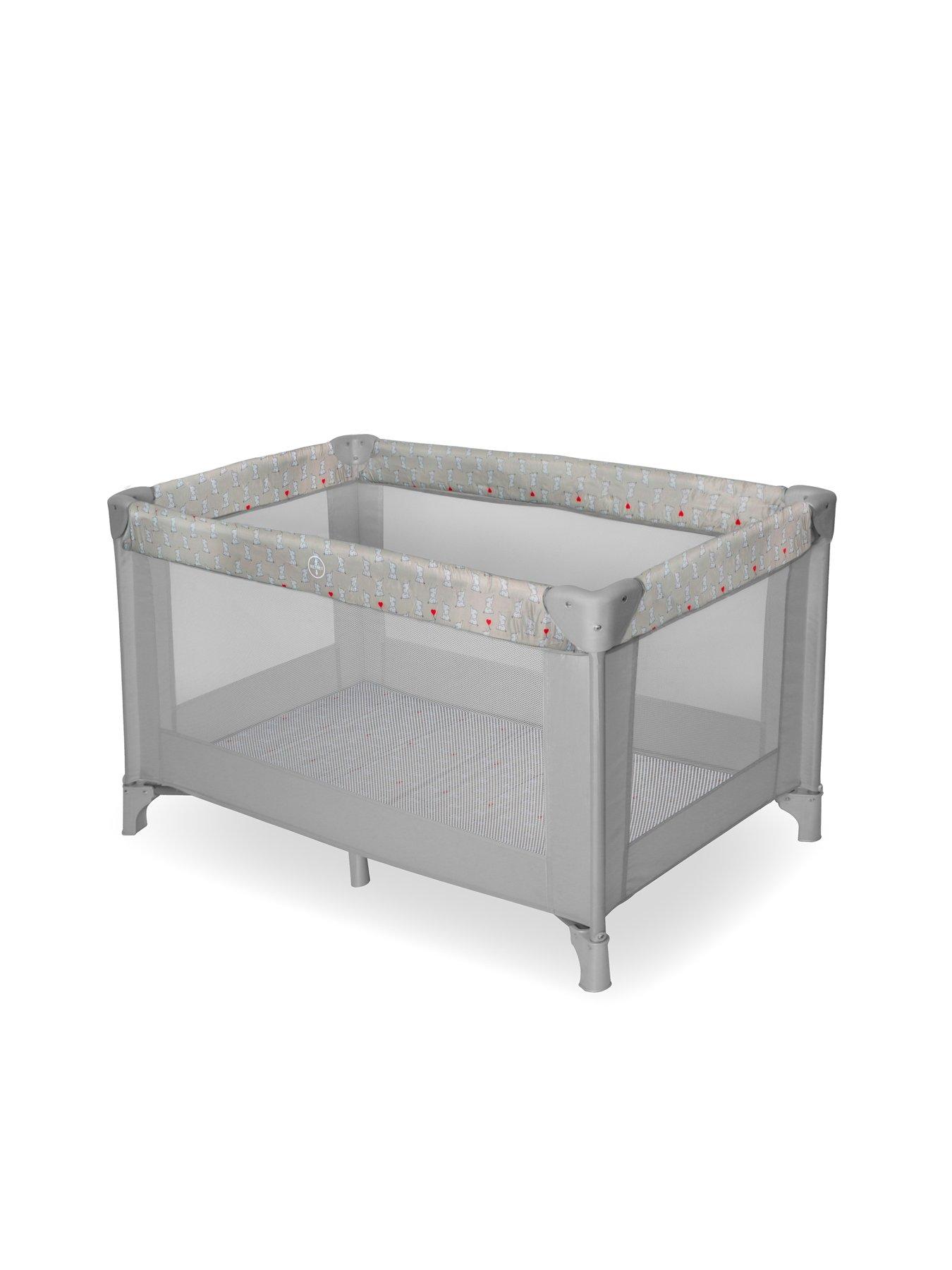 Image 1 of 8 of My Babiie MBTC1 Travel Cot - Elephants