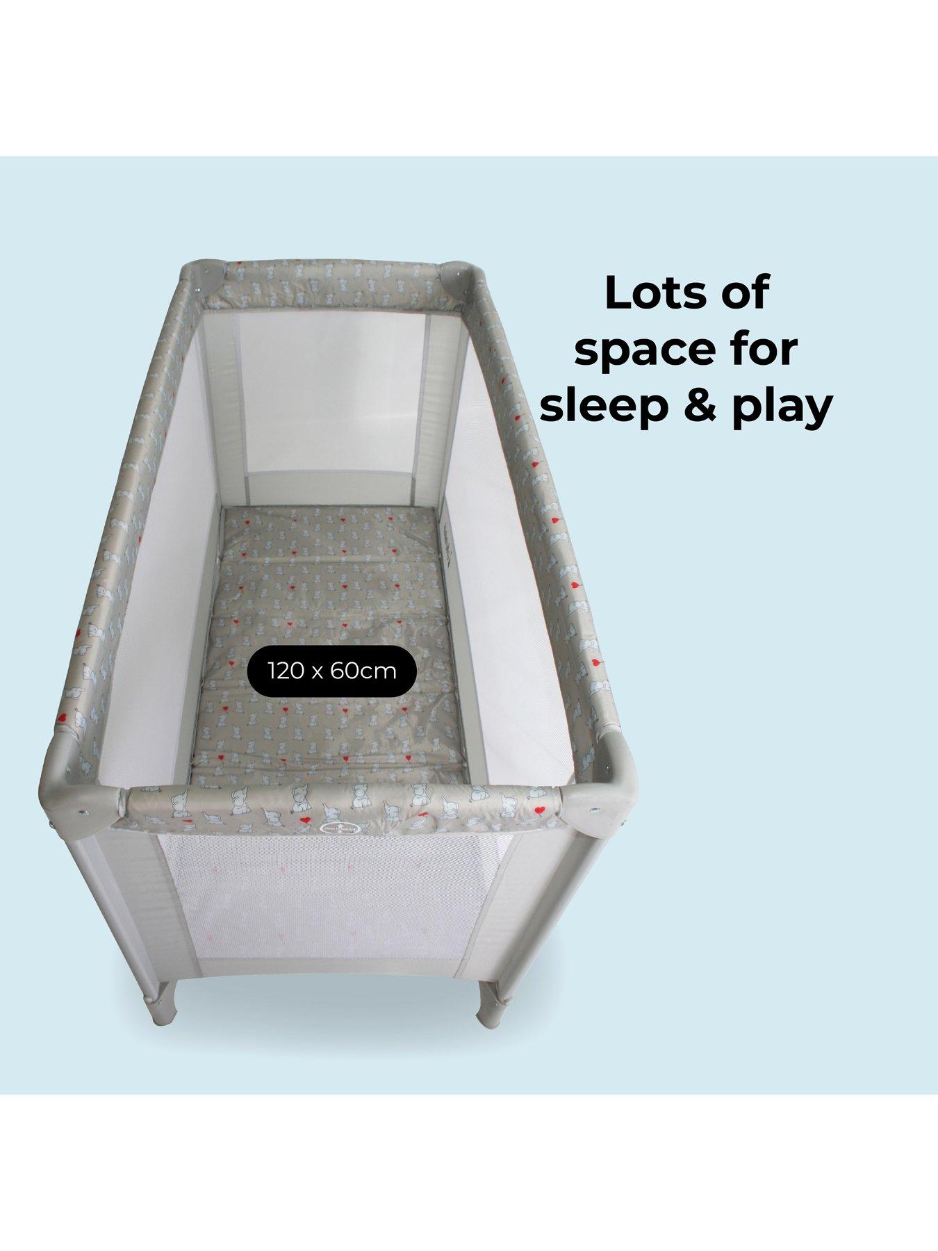 Image 4 of 8 of My Babiie MBTC1 Travel Cot - Elephants