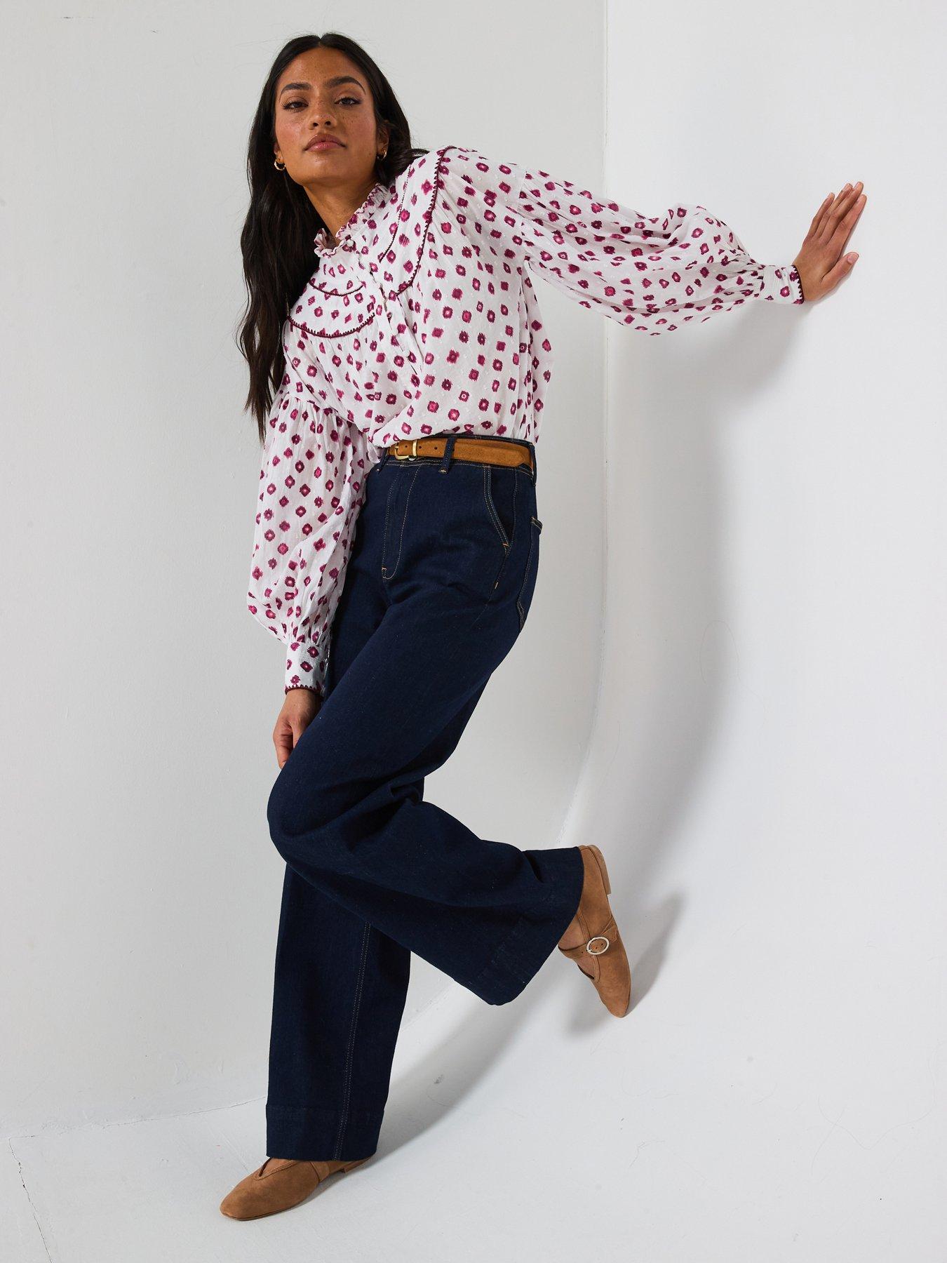 undefined Aztec Smock Blouse