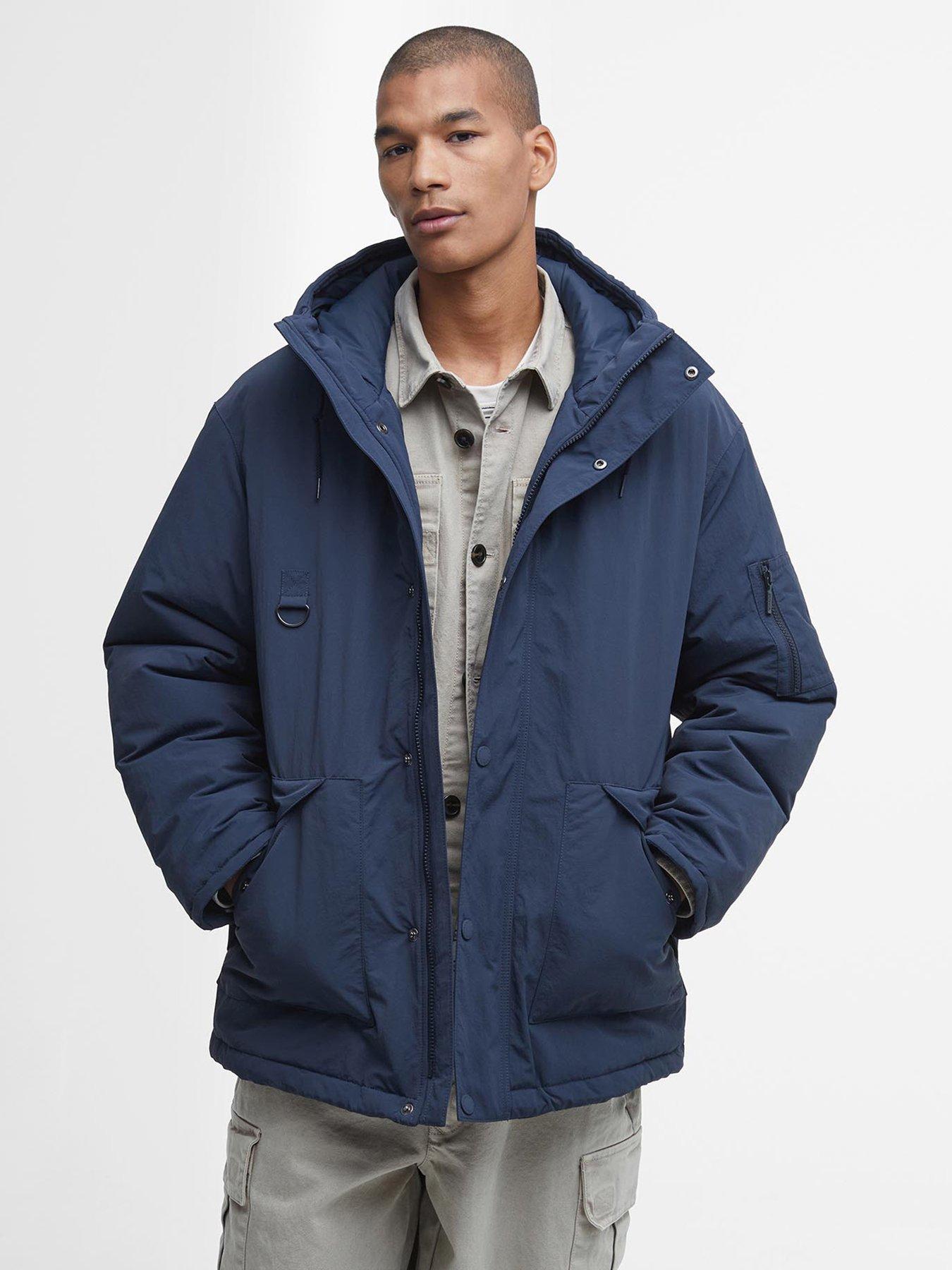  image of barbour-shoreman-showerproof-jacket-blue