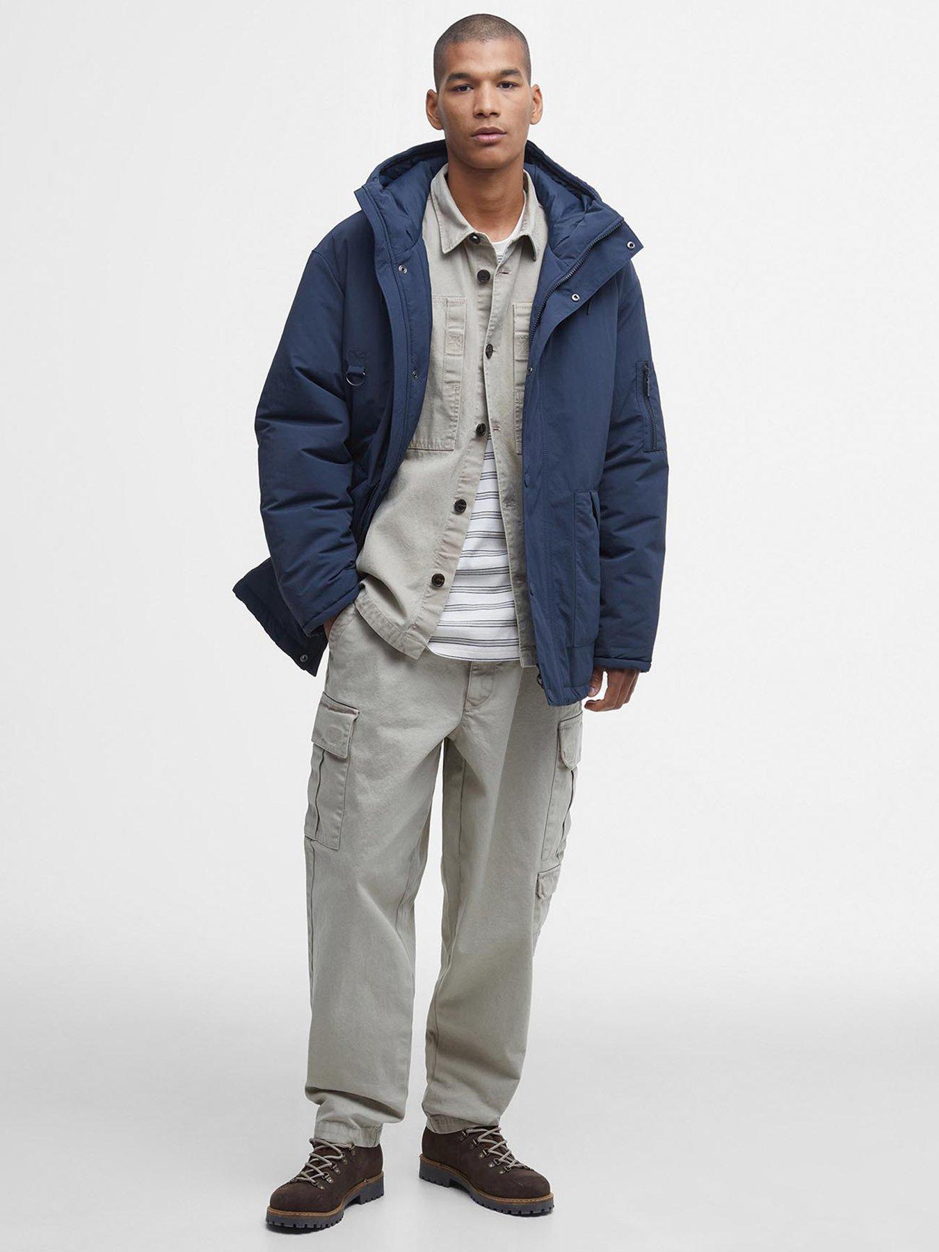  image of barbour-shoreman-showerproof-jacket-blue