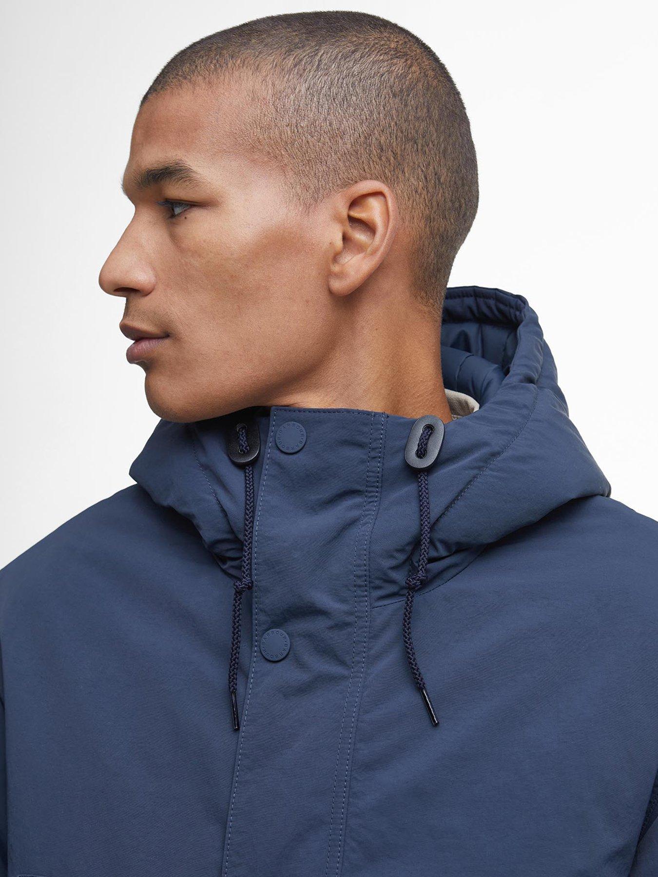  image of barbour-shoreman-showerproof-jacket-blue