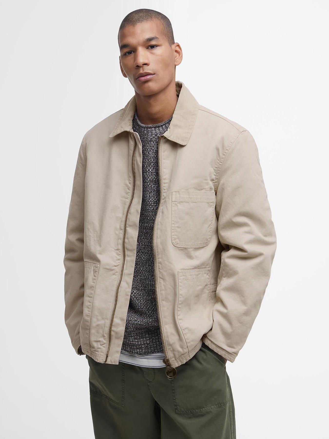 Barbour Tyne Casual Jacket Cream Littlewoods