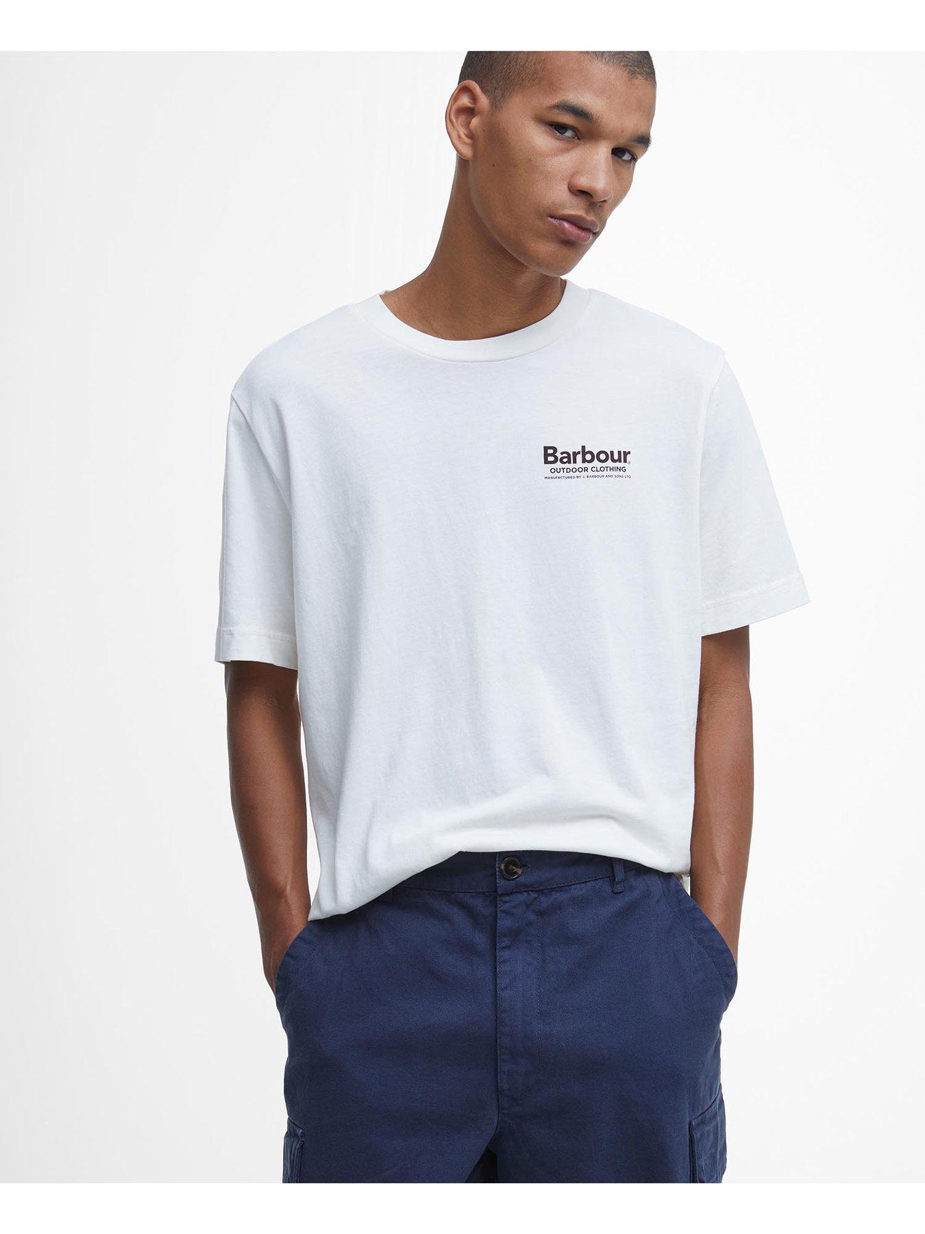 Image 4 of 6 of Barbour Deepdale Relaxed Fit Canvas Casual Trousers - Navy