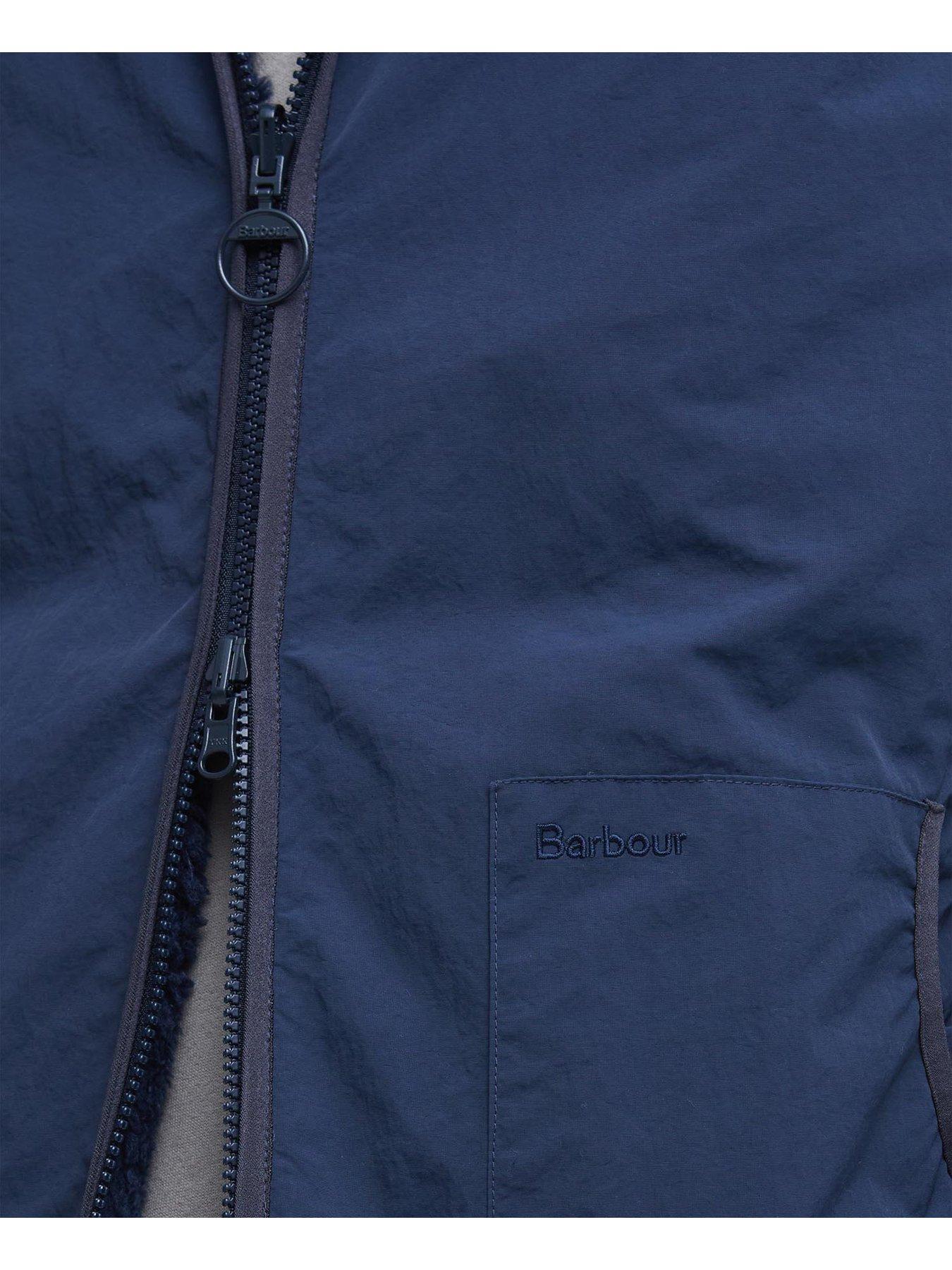 Image 5 of 6 of Barbour Reversible Fleece Gilet - Navy