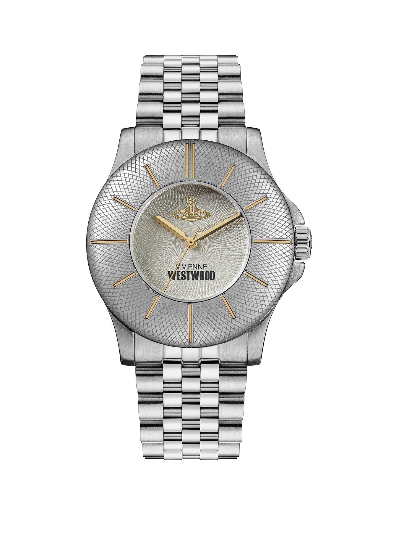 undefined Walbrook Quartz Watch with Grey Dial and Stainless Steel Bracelet