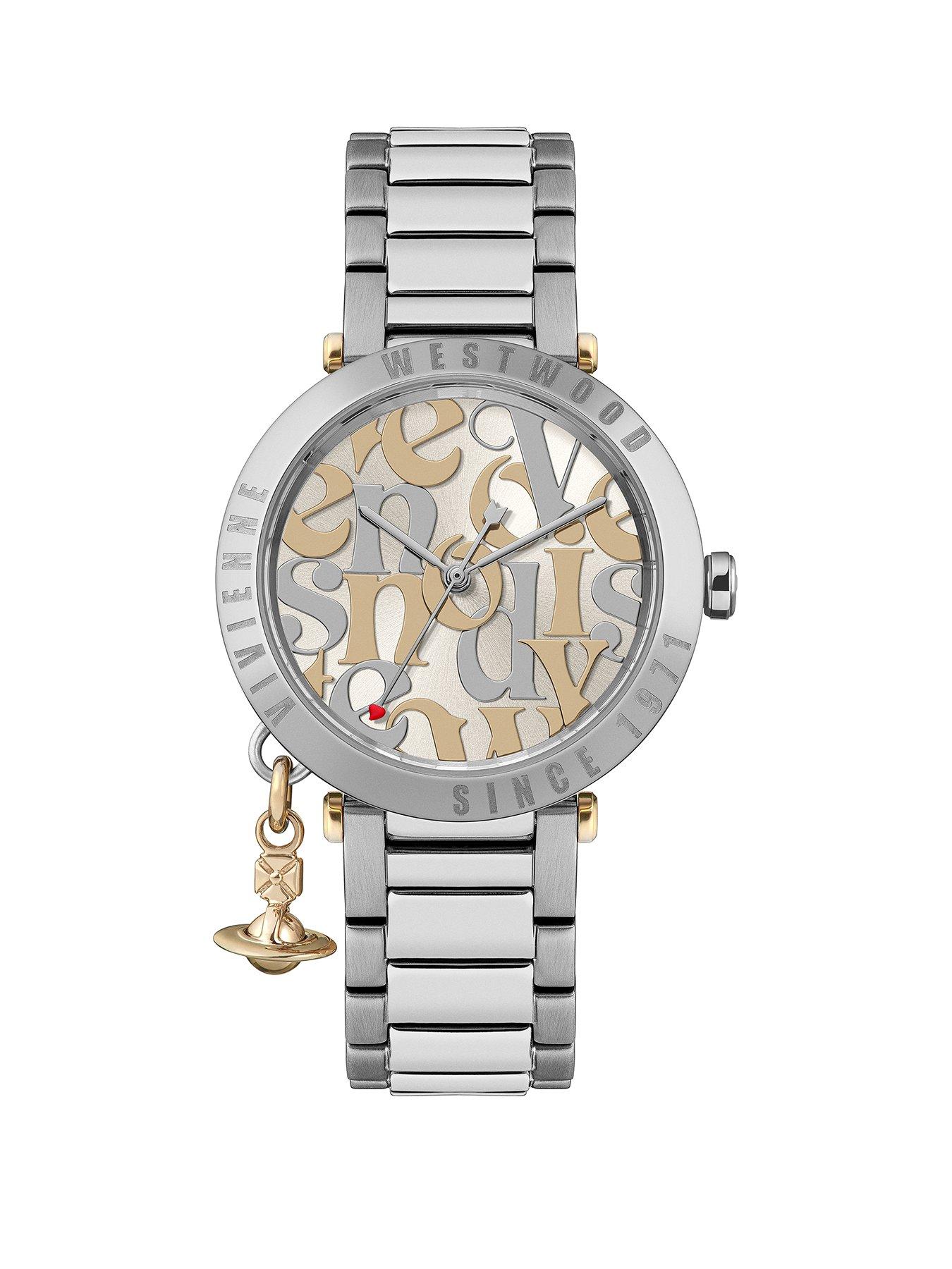 undefined Orb Logomania Quartz with Silver Dial and Stainless Steel Bracelet