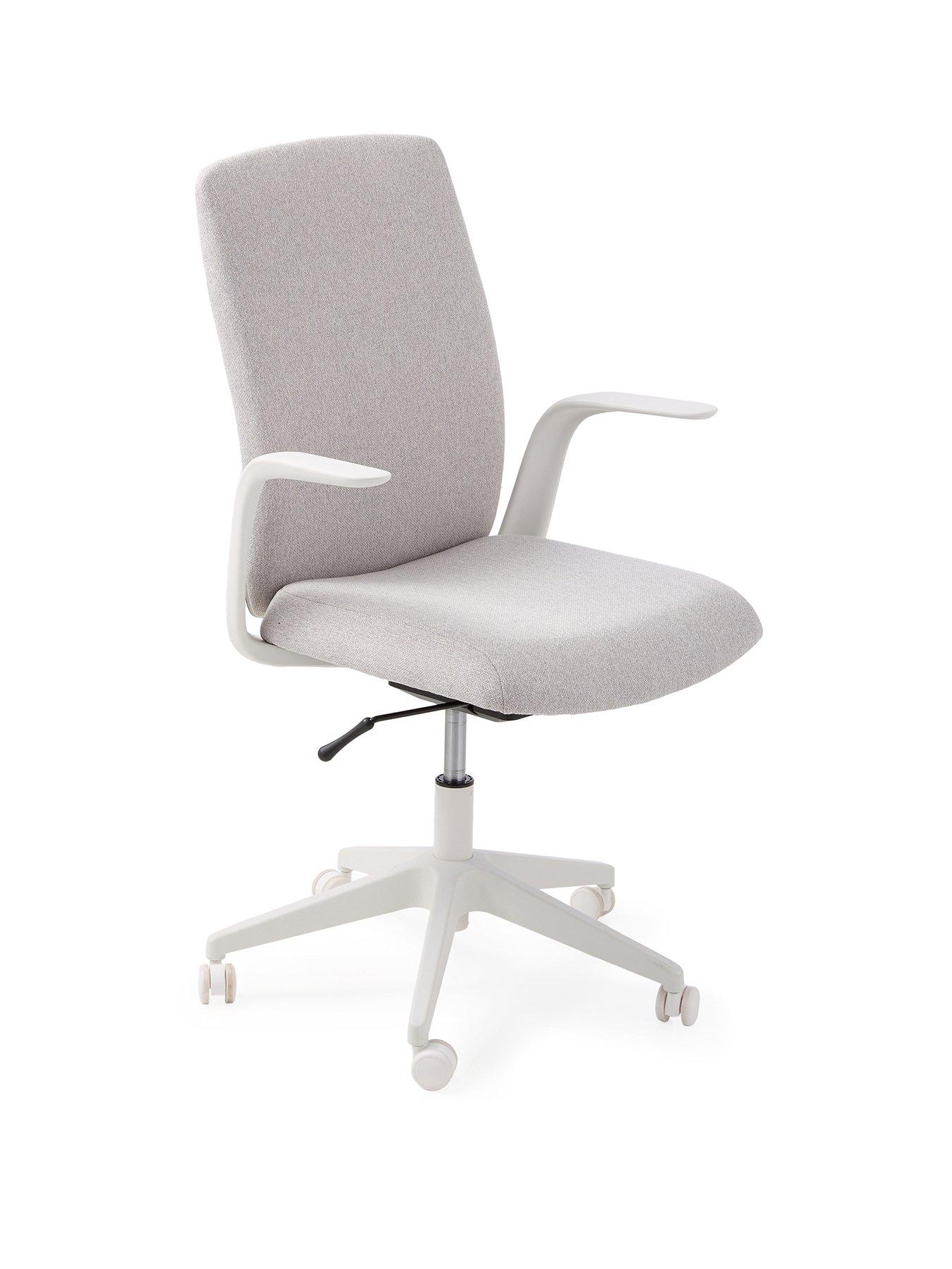  image of very-home-cove-office-chair-greywhite-fscreg-certified