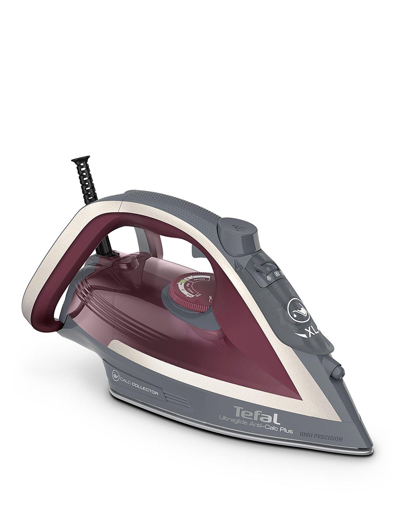Tefal Ultraglide + Steam Iron, Ruby  &  White