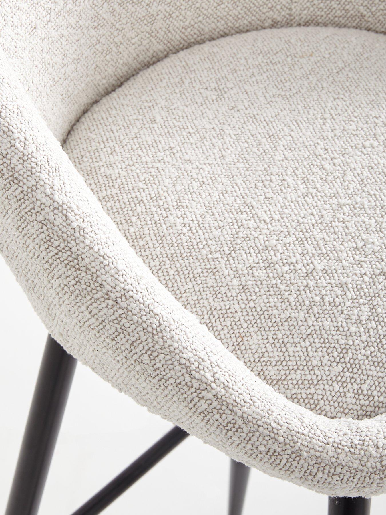  image of very-home-dahlia-bar-stool-cream-bouclenbsp--fscreg-certified