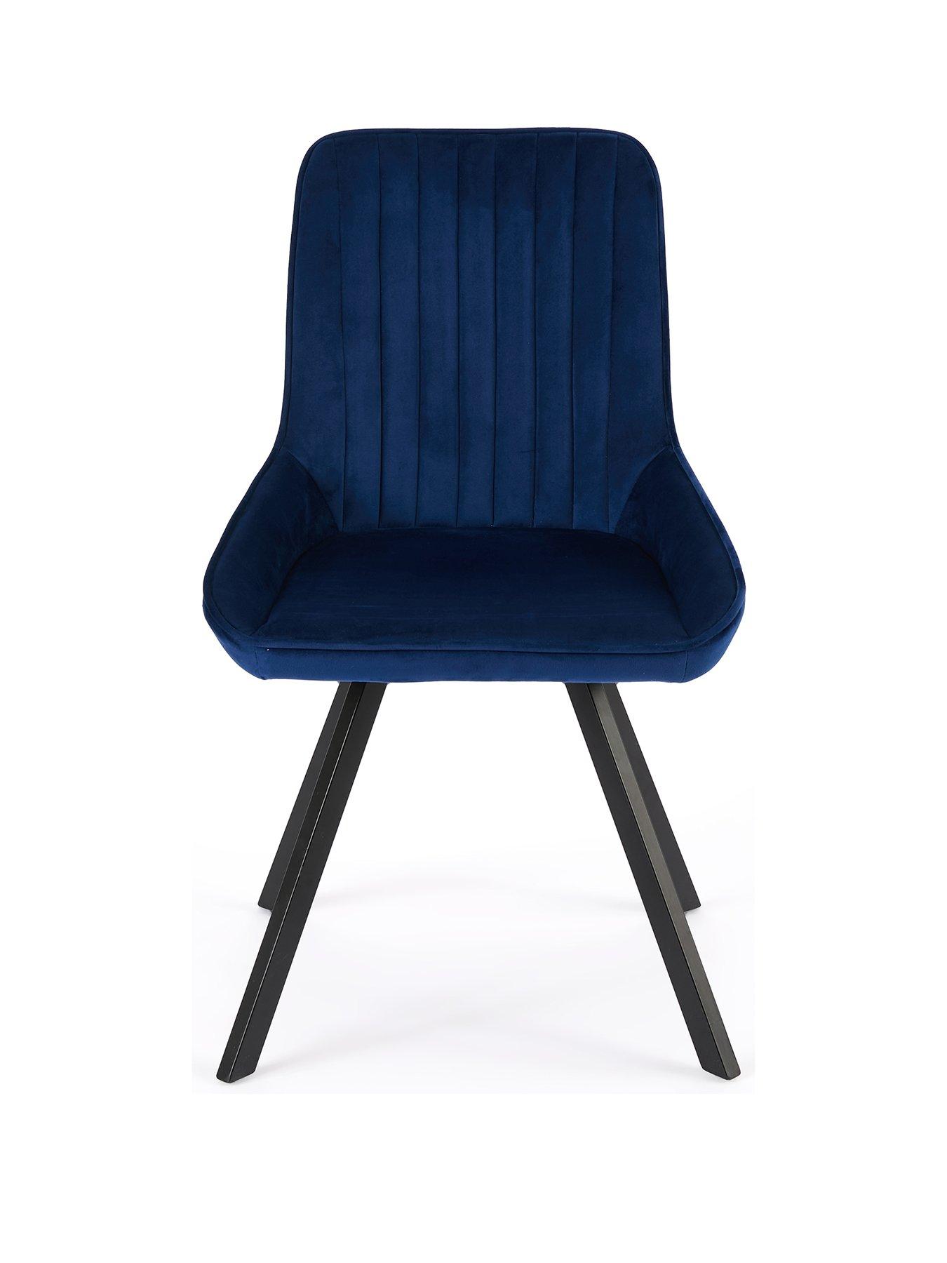  image of very-home-marlow-pair-of-dining-chairs-blueblacknbsp-nbspfscreg-certifiednbsp