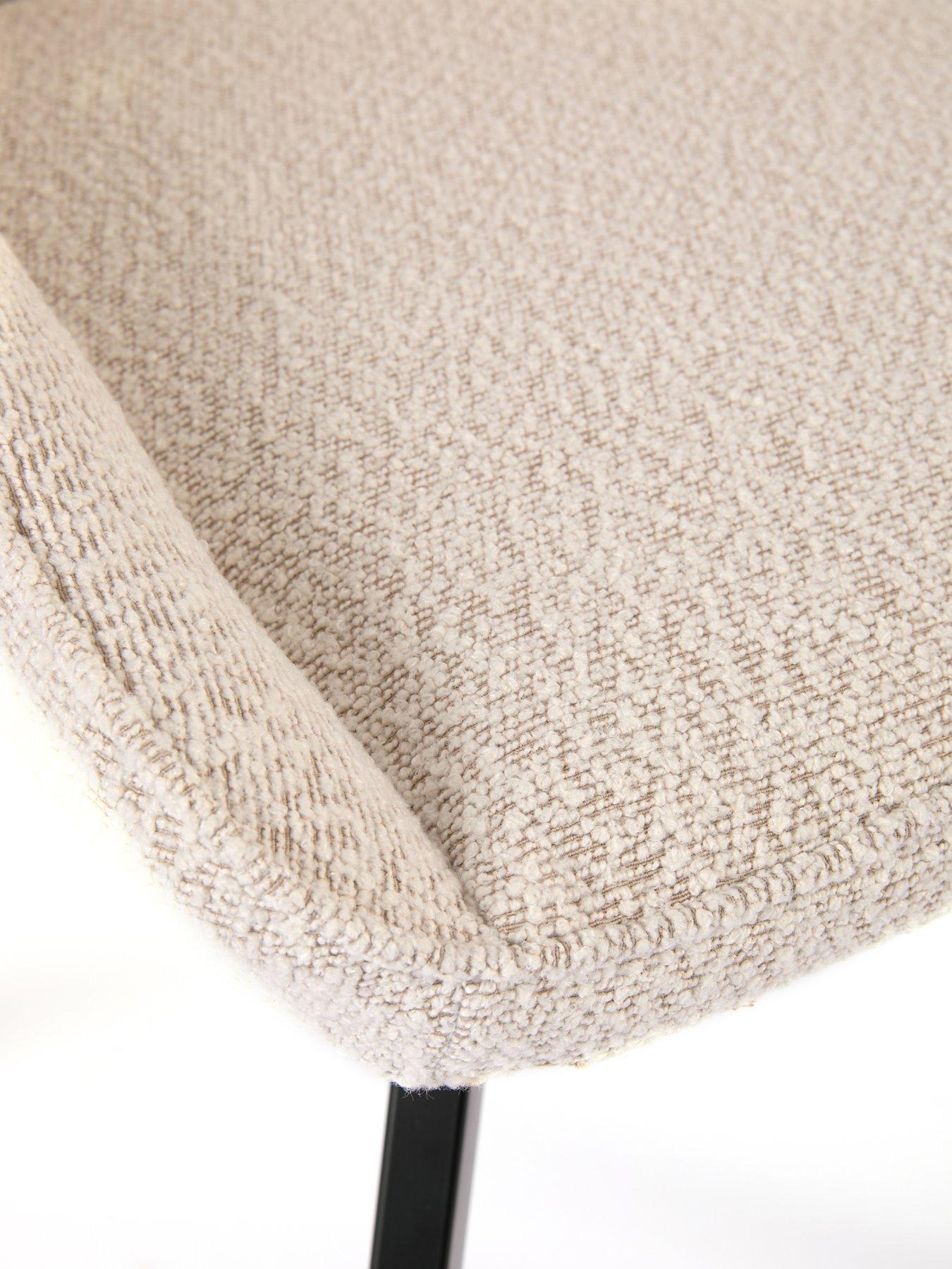 Image 5 of 7 of Very Home Marlow Pair of Boucle Dining Chairs&nbsp;- FSC&reg; Certified