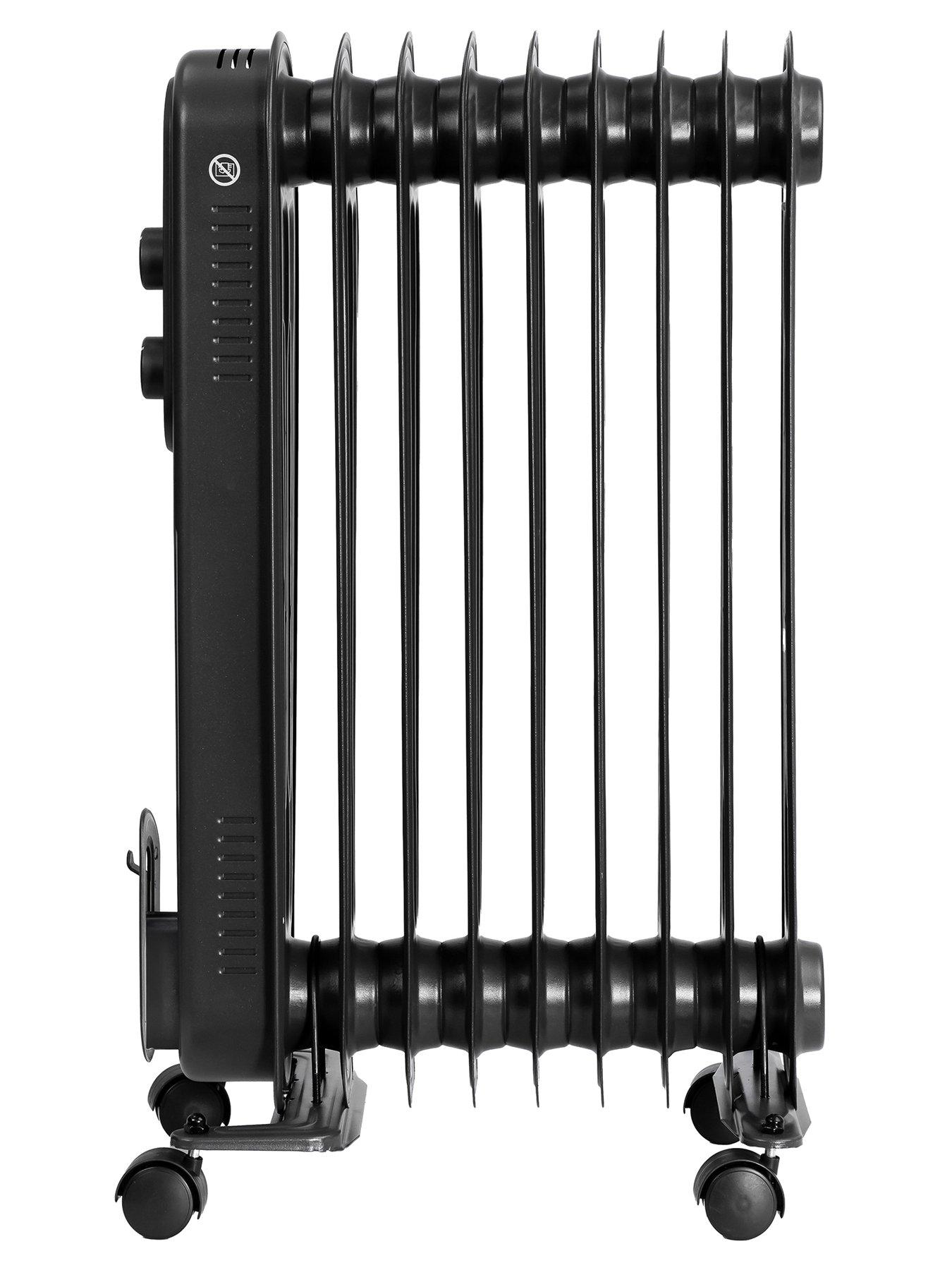  image of russell-hobbs-25kw-oil-filled-radiator-9-finnbsp--black