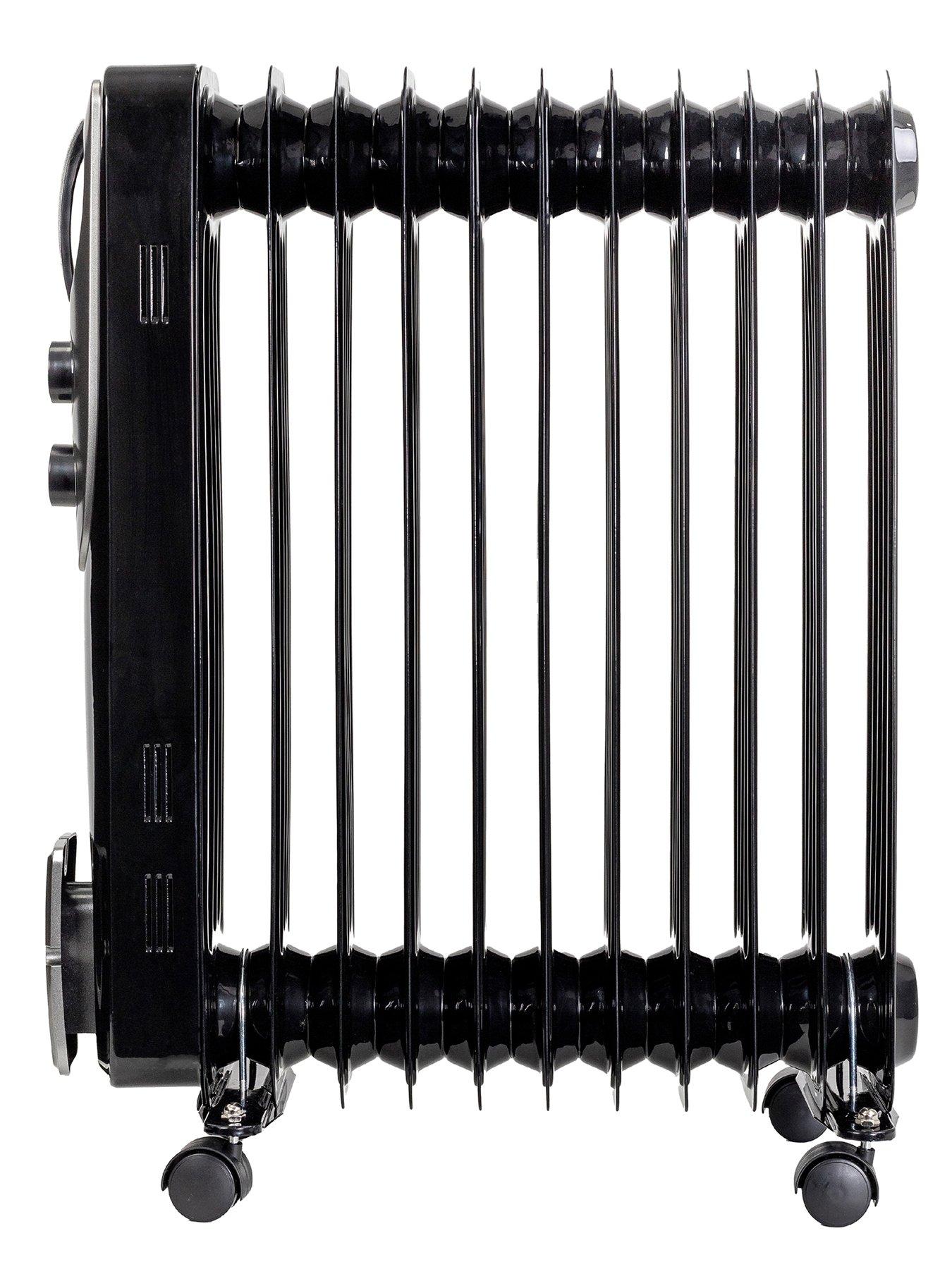  image of russell-hobbs-25kw-oil-filled-radiator-9-finnbsp--matt-black