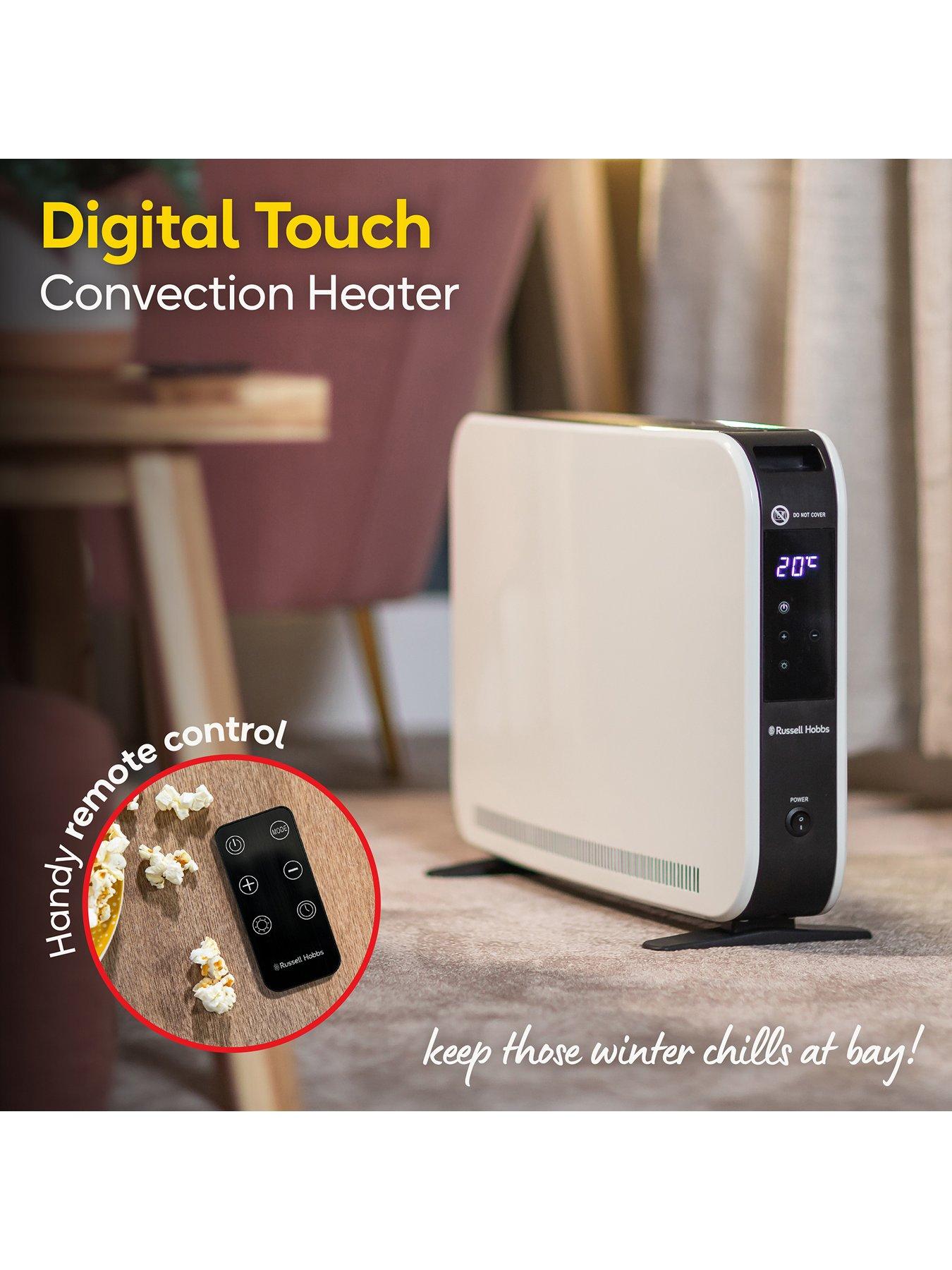 Image 5 of 7 of Russell Hobbs 2kW Digital Touch Panel Convection Heater - White