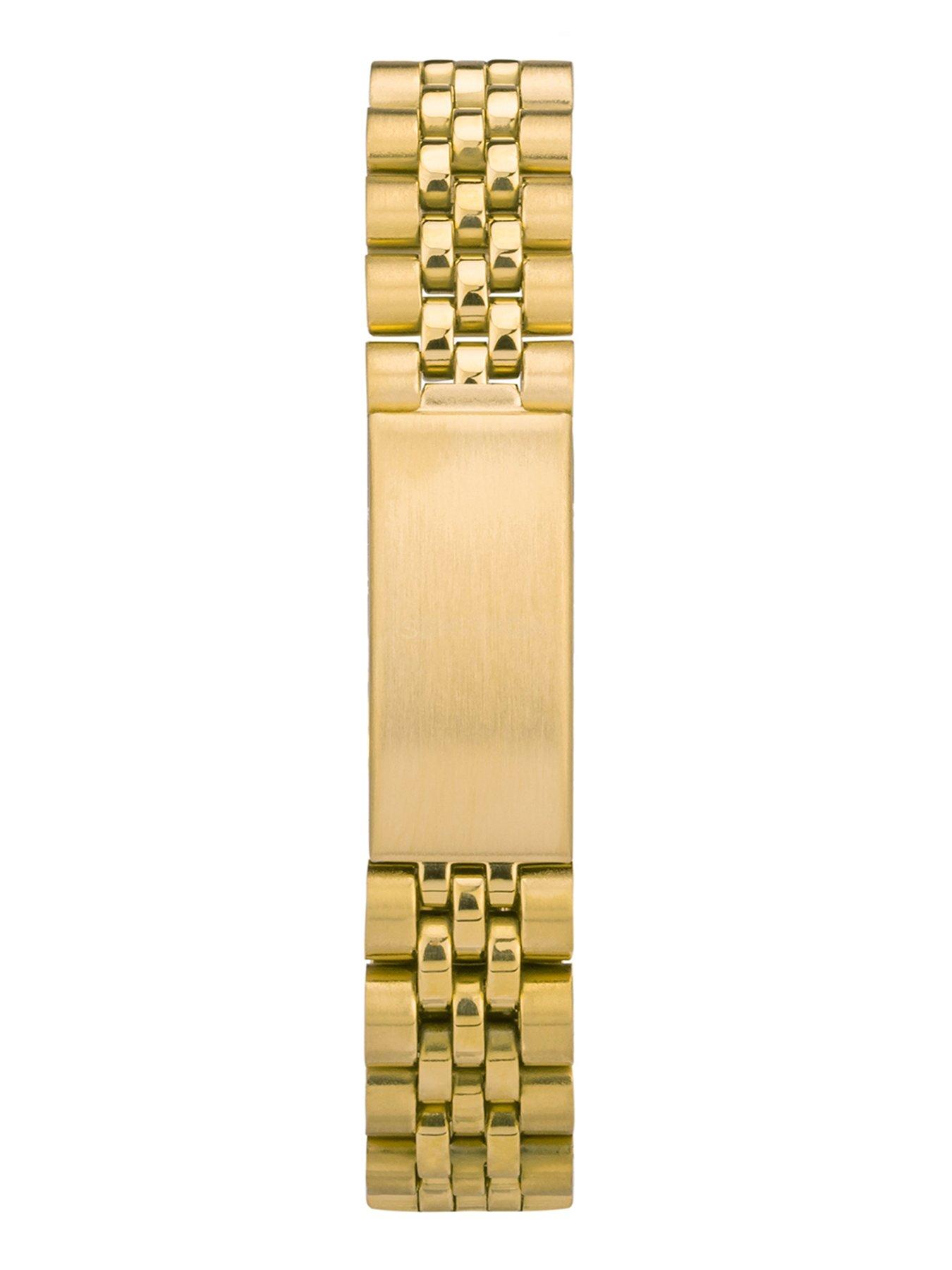  image of sekonda-womens-classic-gold-stainless-steel-bracelet-with-champagne-dial-analogue-gift-set