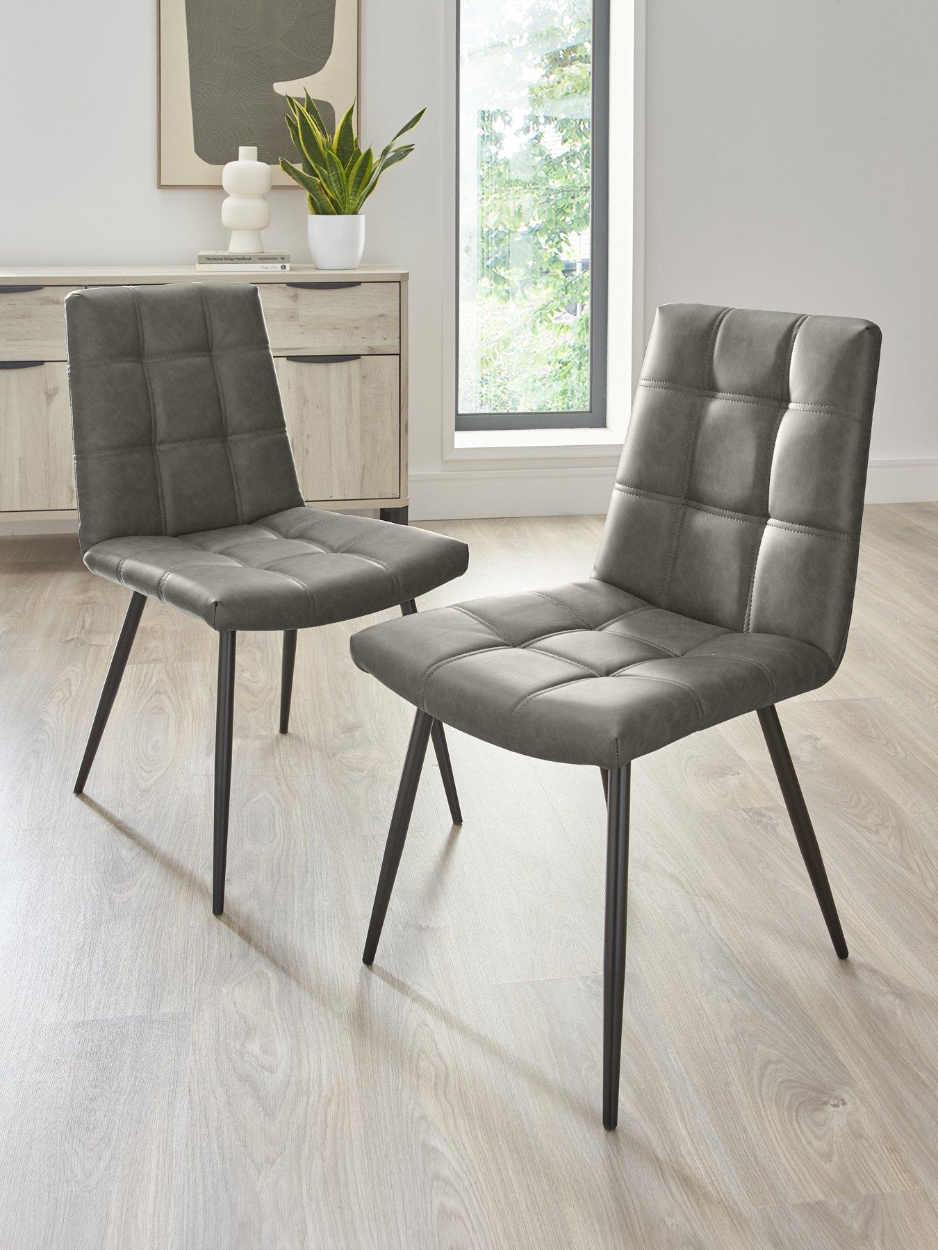 front image of very-home-harlem-pair-of-faux-leathernbspdining-chairs-greyblack-fscreg-certified