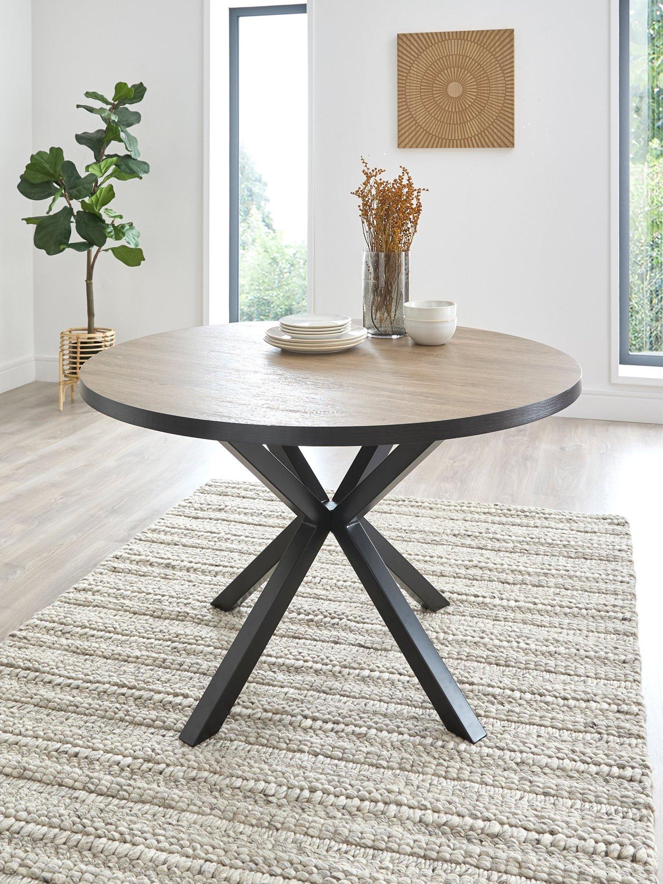 very-home-oslo-120nbspcm-round-dining-table-oakblacknbsp--fscreg-certified