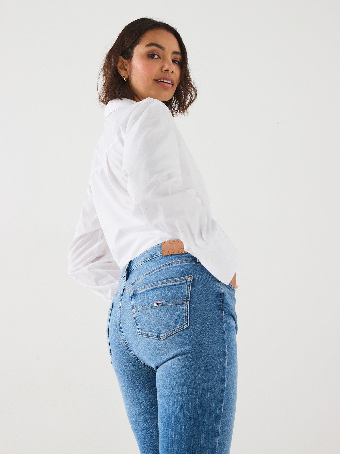  image of tommy-jeans-nora-midi-rise-jean-blue