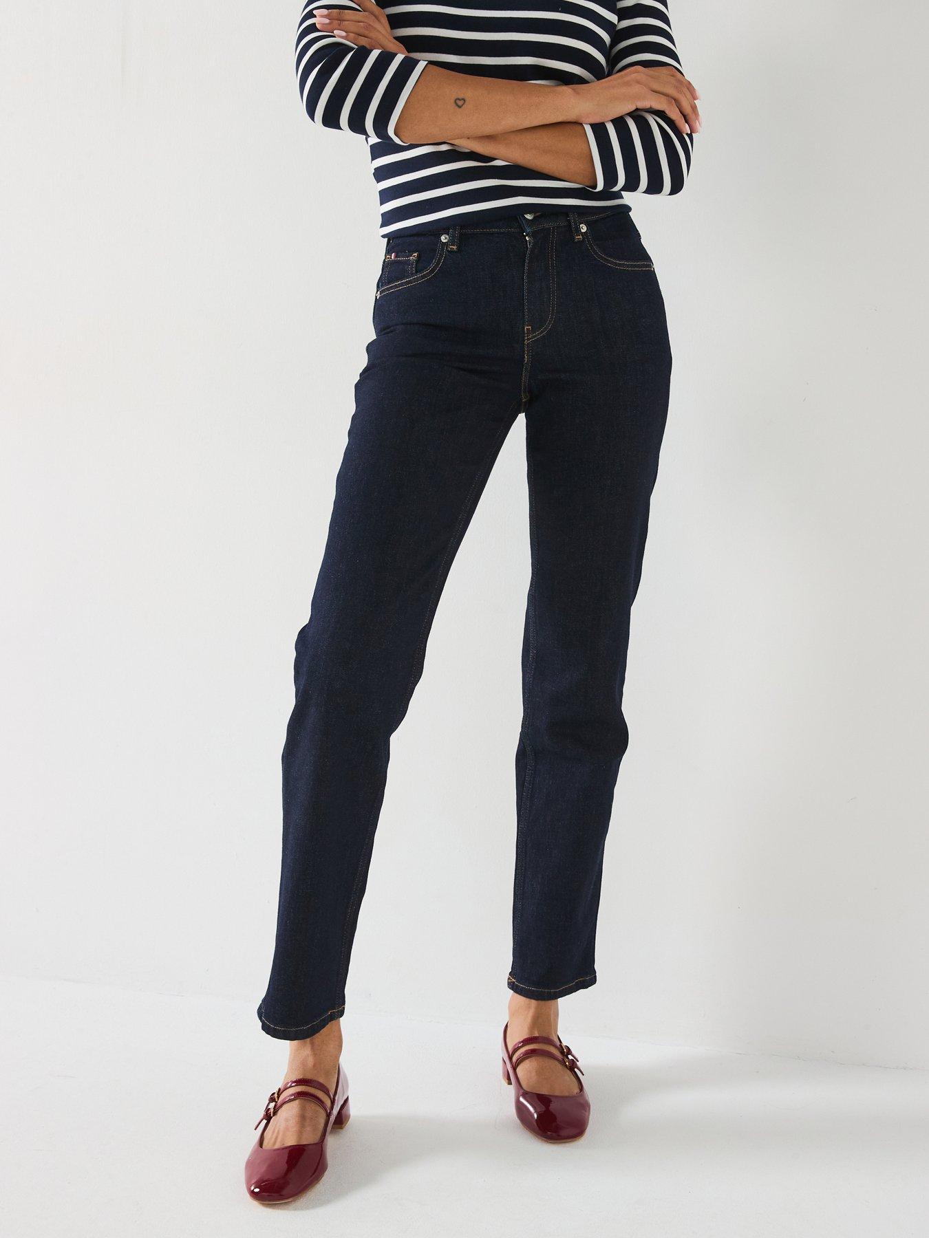 undefined Classic Straight Leg Jean - Navy