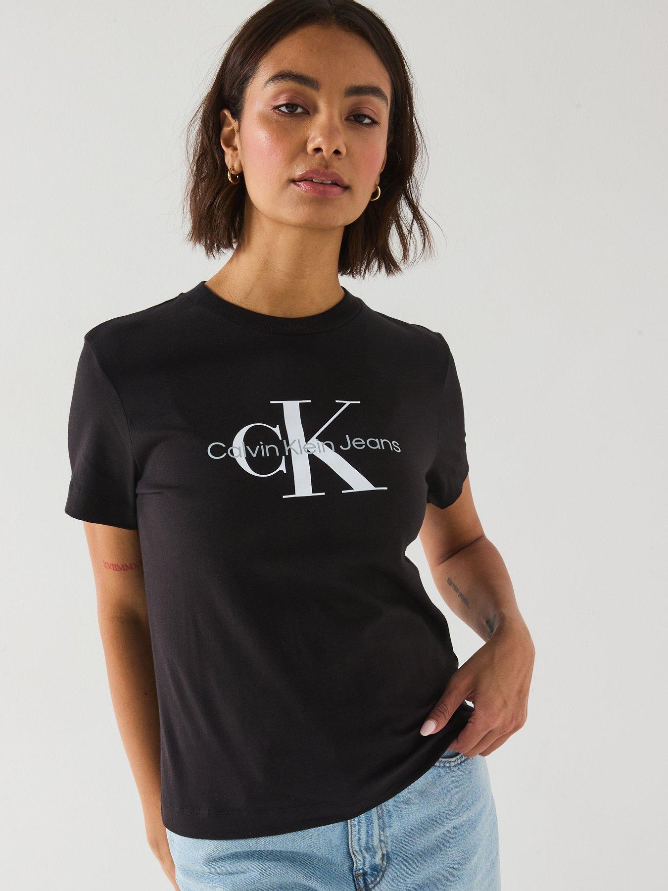 undefined Monologo Regular T-Shirt - Black