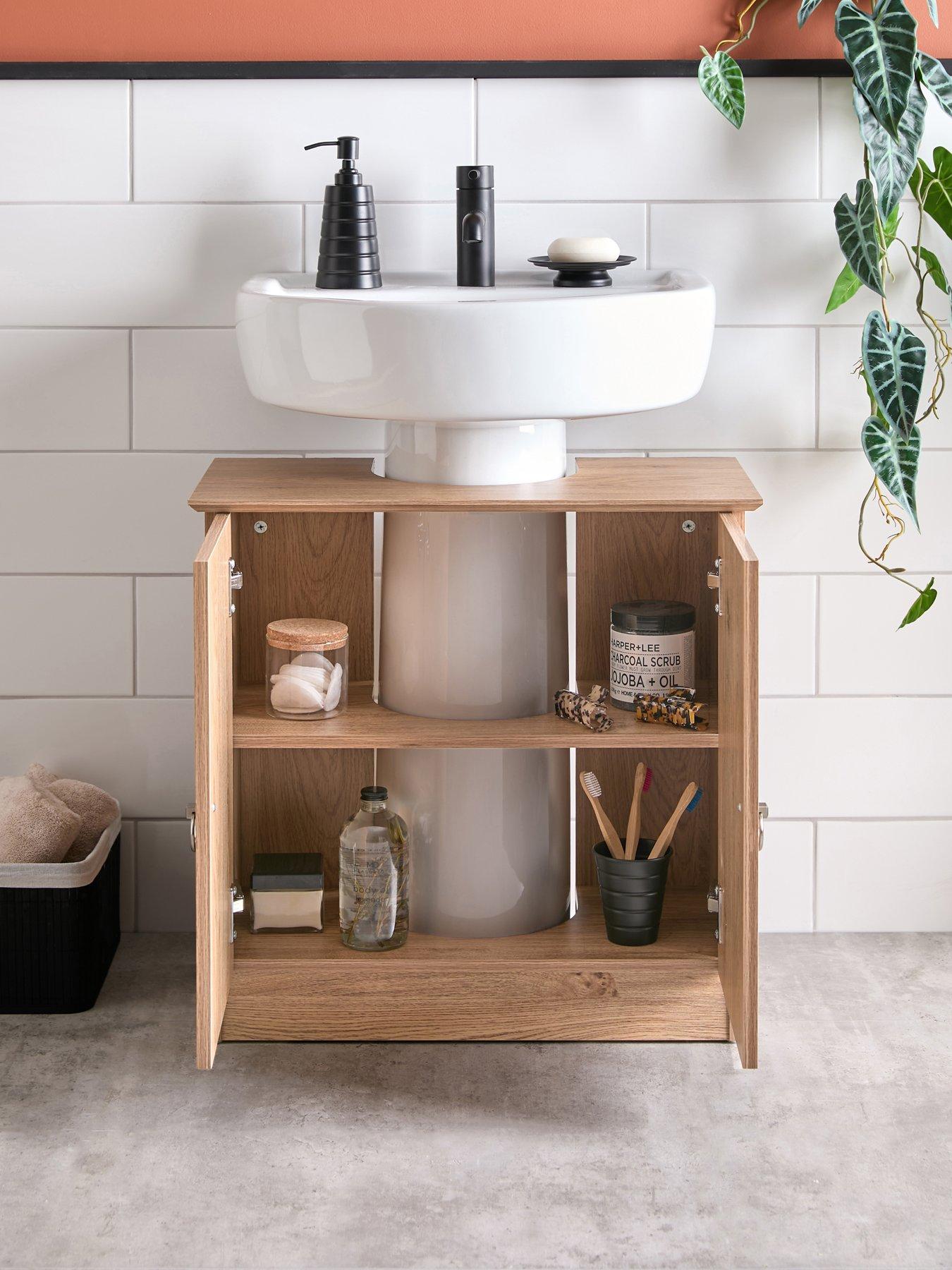 stillFront image of very-home-pinnock-under-sink-bathroom-cabinet-in-oak