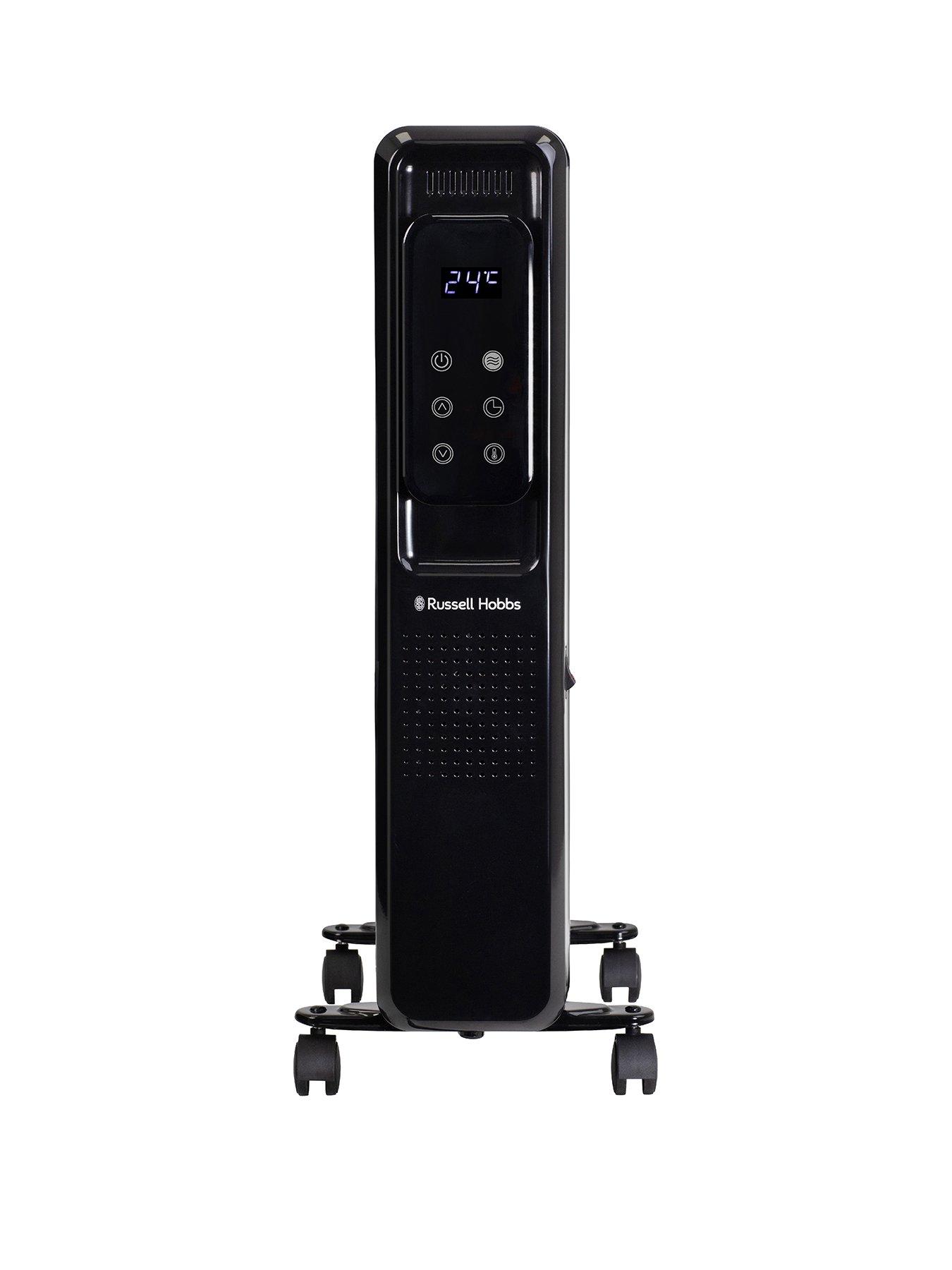 Image 1 of 7 of Russell Hobbs 2.5kW&nbsp;Digital Touch Control 11-Fin Oil-Filled Radiator - Black