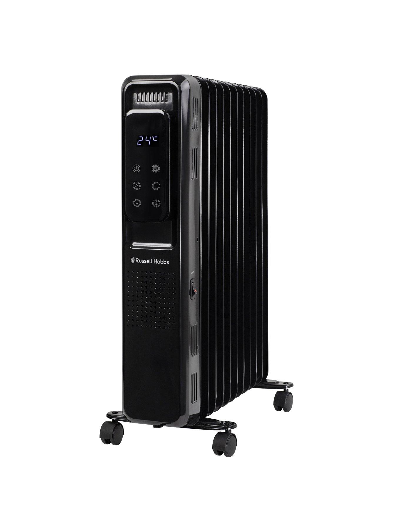 Image 2 of 7 of Russell Hobbs 2.5kW&nbsp;Digital Touch Control 11-Fin Oil-Filled Radiator - Black
