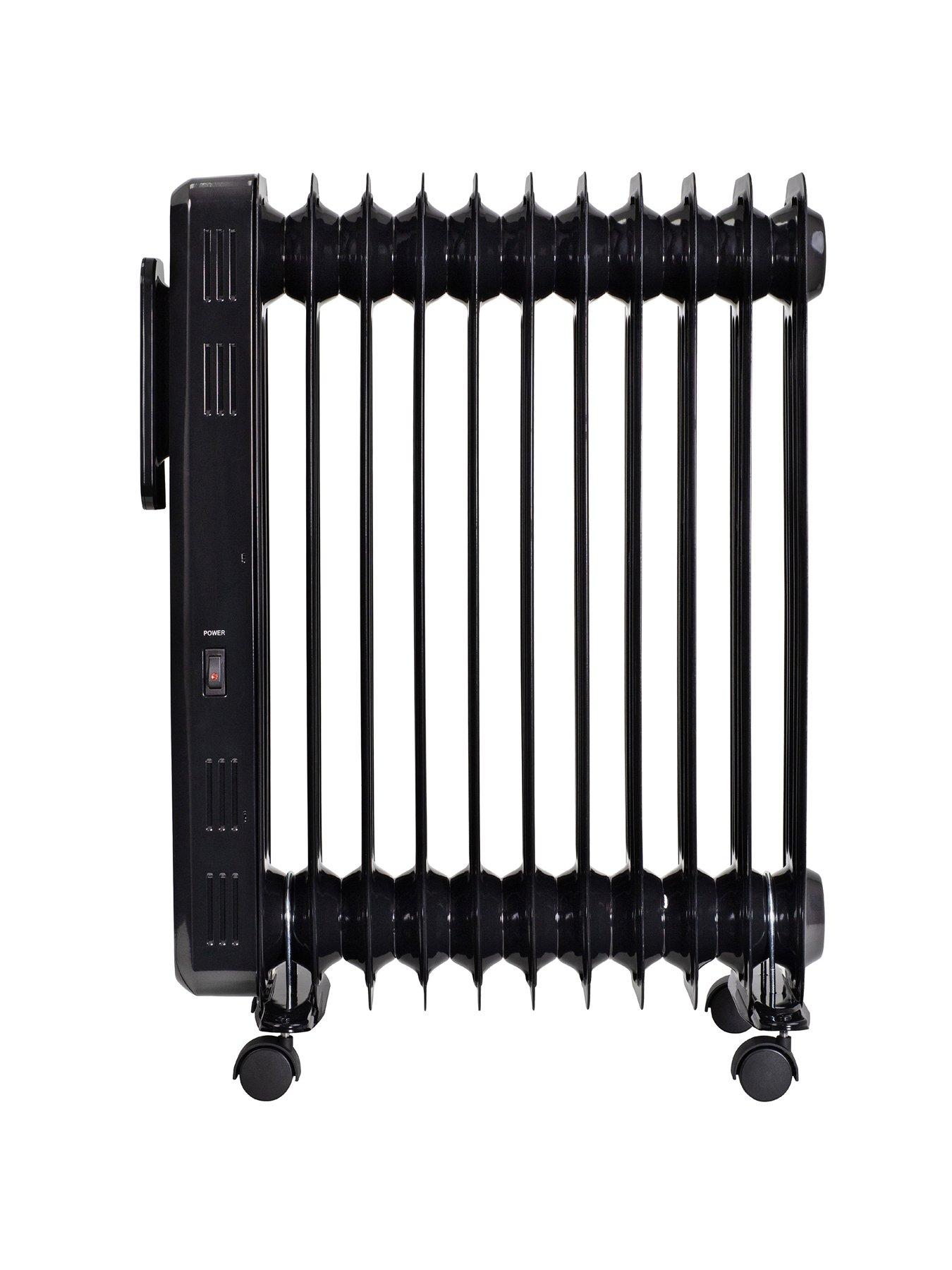 Image 3 of 7 of Russell Hobbs 2.5kW&nbsp;Digital Touch Control 11-Fin Oil-Filled Radiator - Black