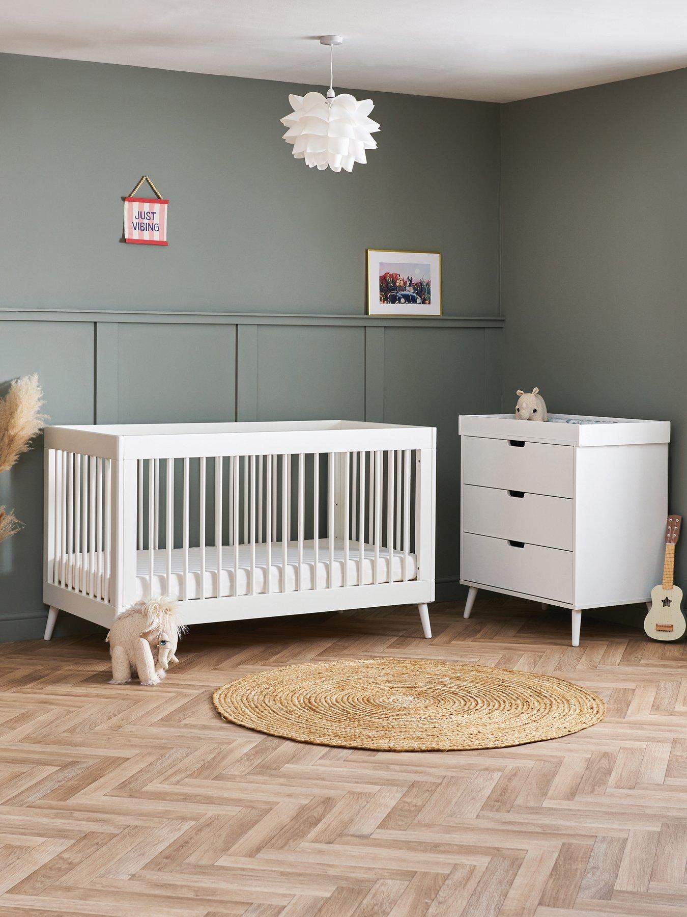Obaby Maya 2 Piece Room Set - Nordic White