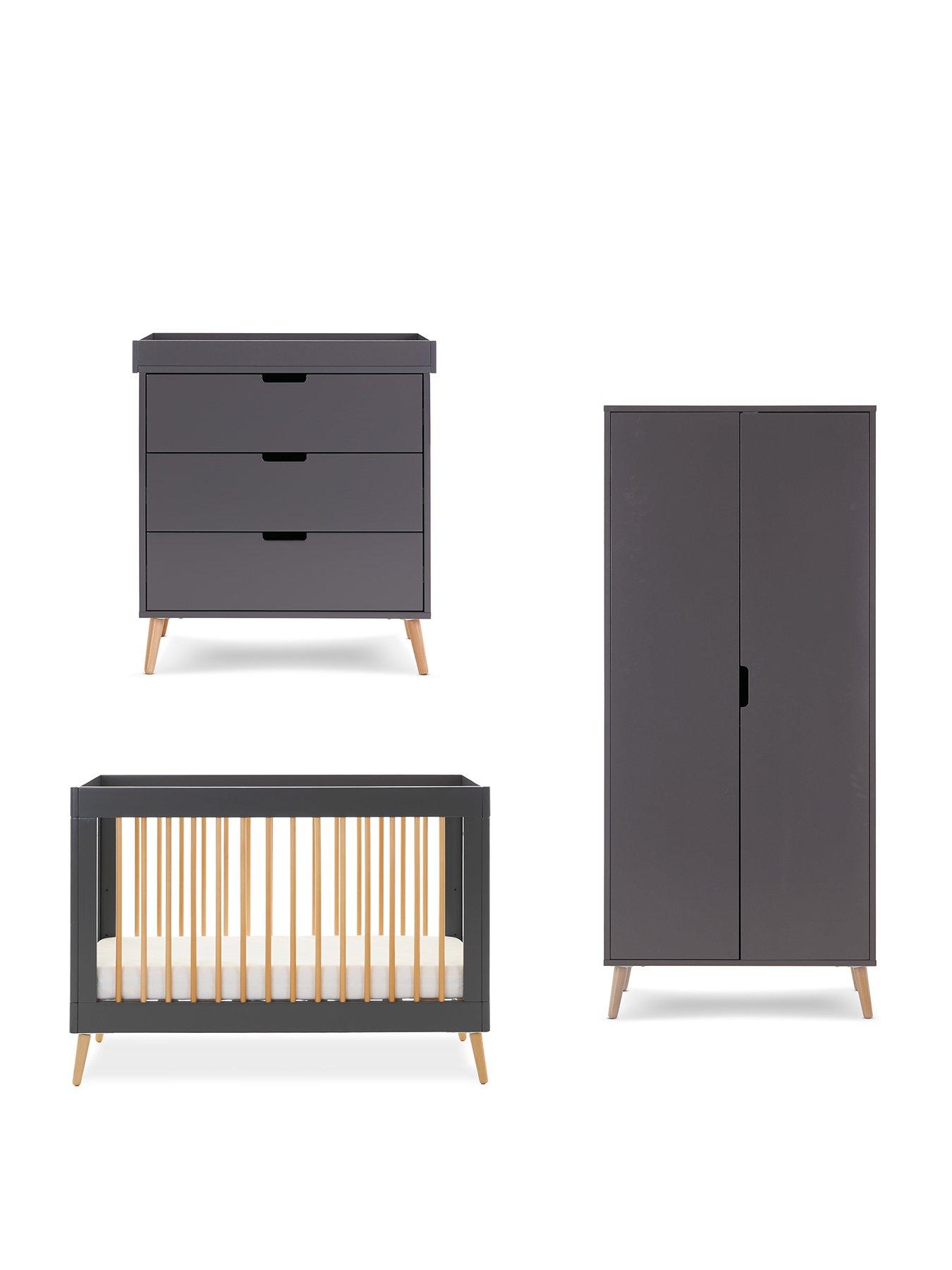  image of obaby-maya-mini-3-piece-room-set-slate-with-natural