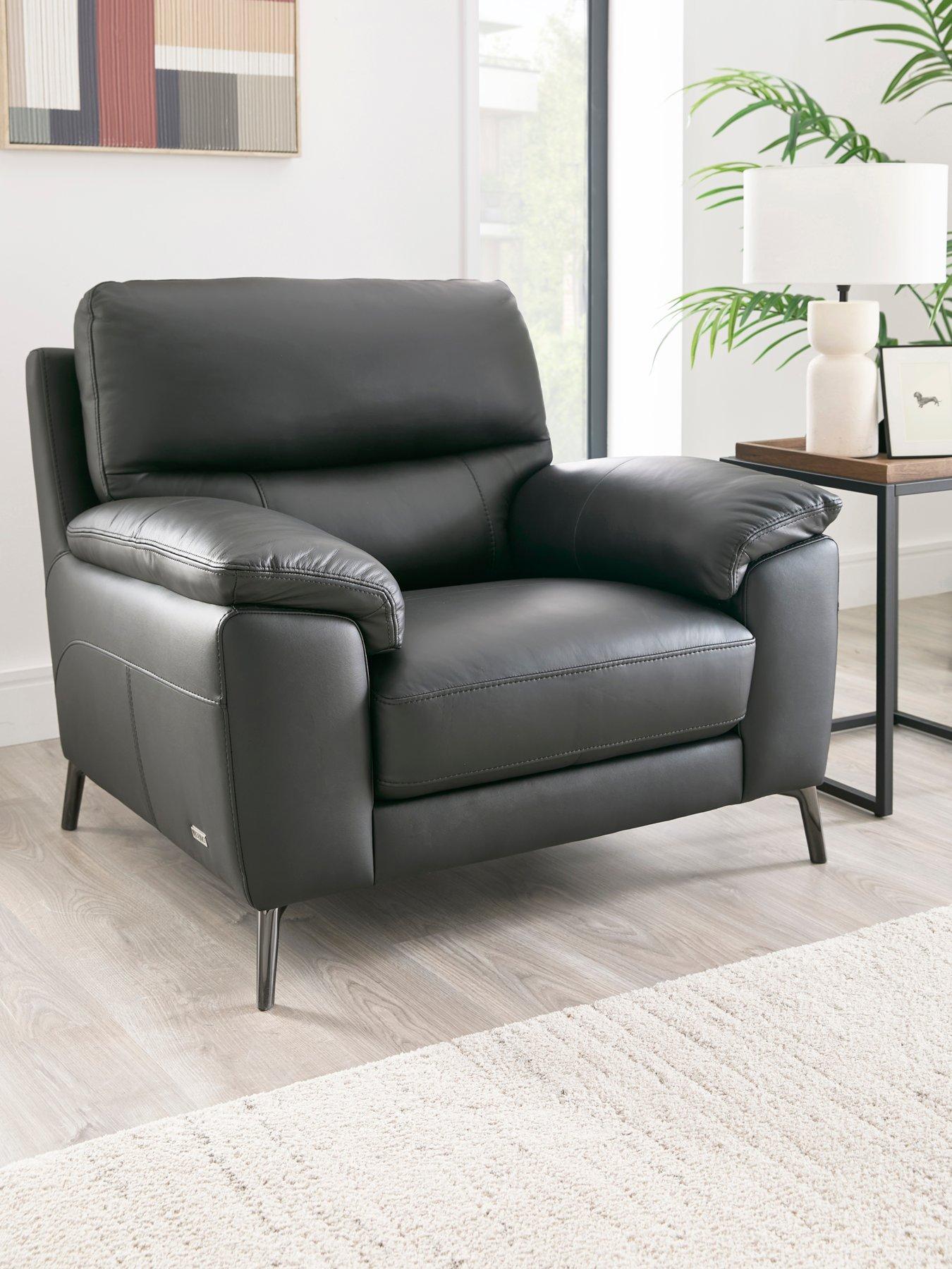 very-home-lesta-leather-armchair