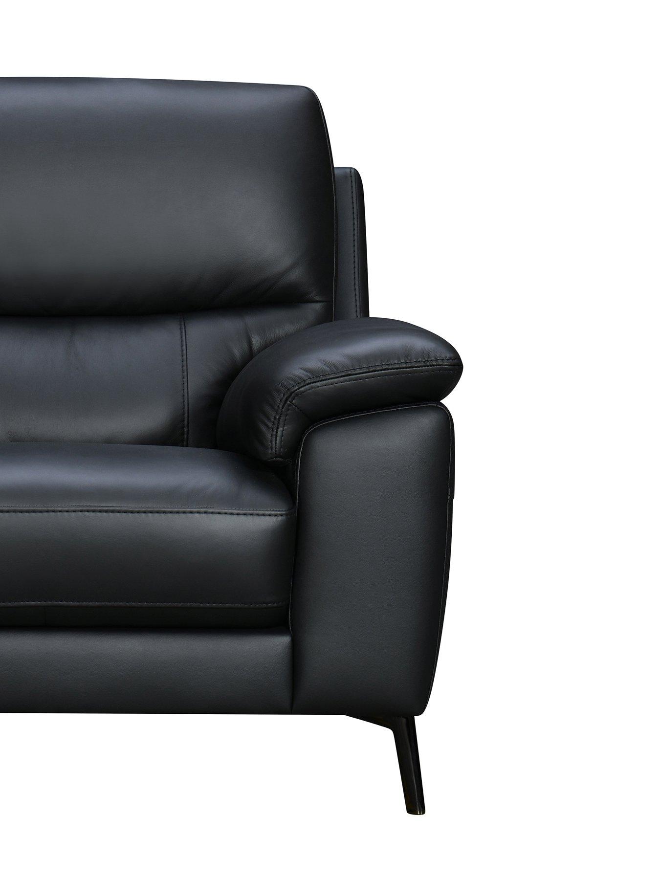  image of very-home-lesta-leather-armchair