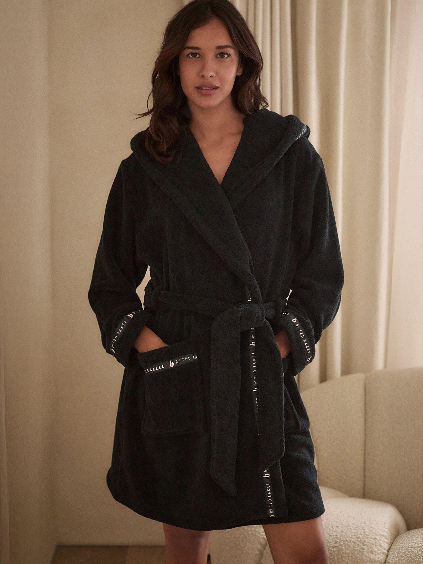 undefined Dress Gown - Black
