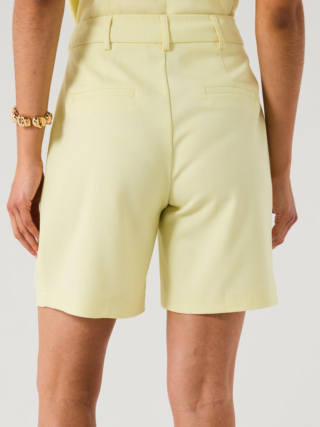  image of v-by-very-bermuda-short-co-ord-lemon