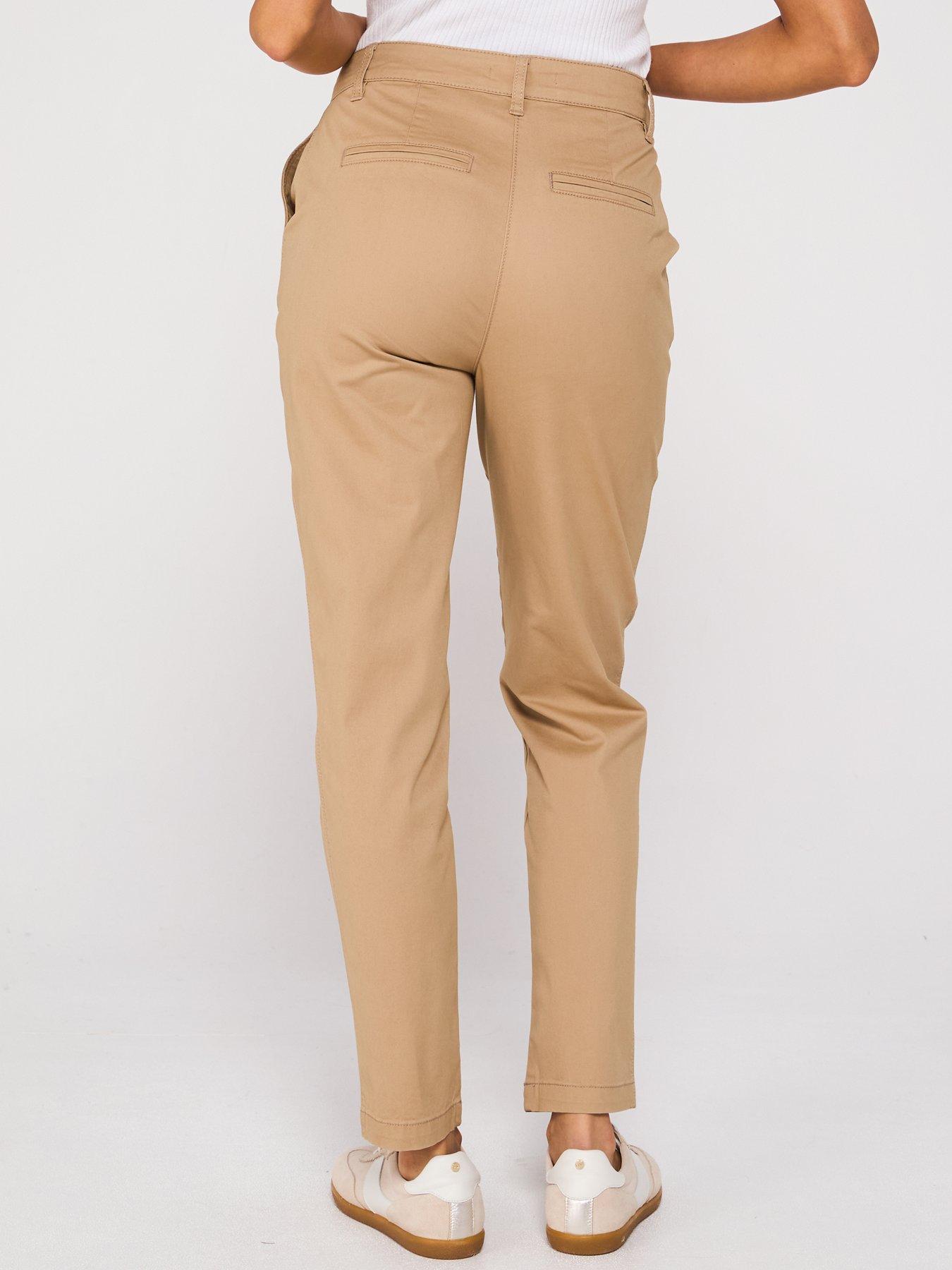  image of everyday-girlfriend-chino-trousers-stone