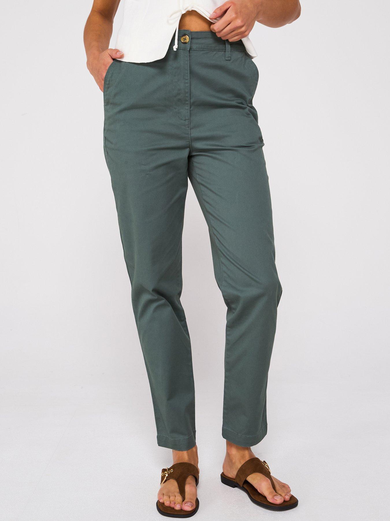 Everyday Girlfriend Chino Trousers - Khaki