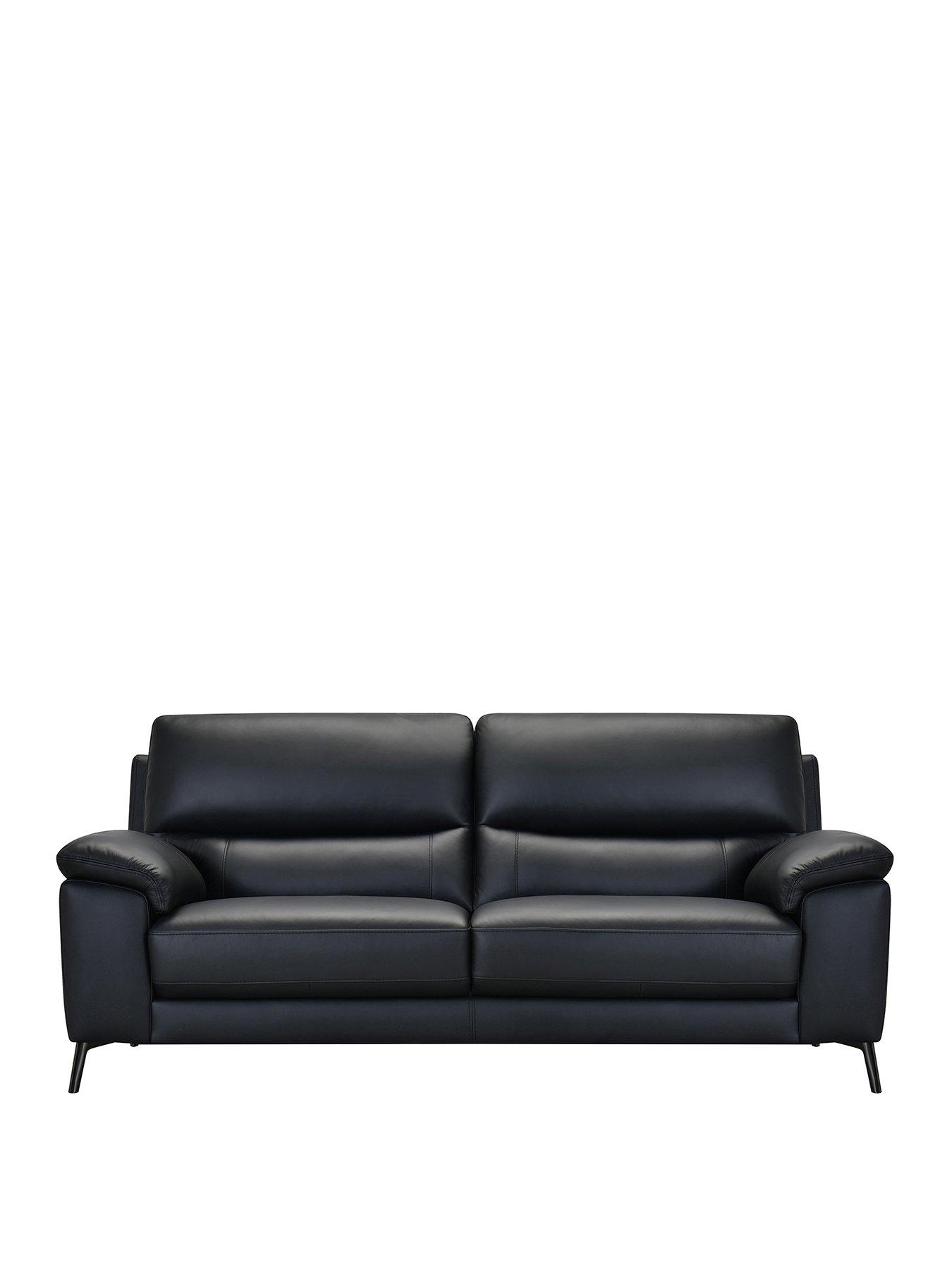 Image 2 of 7 of The Very Collection Lesta 3 Seater Leather Sofa