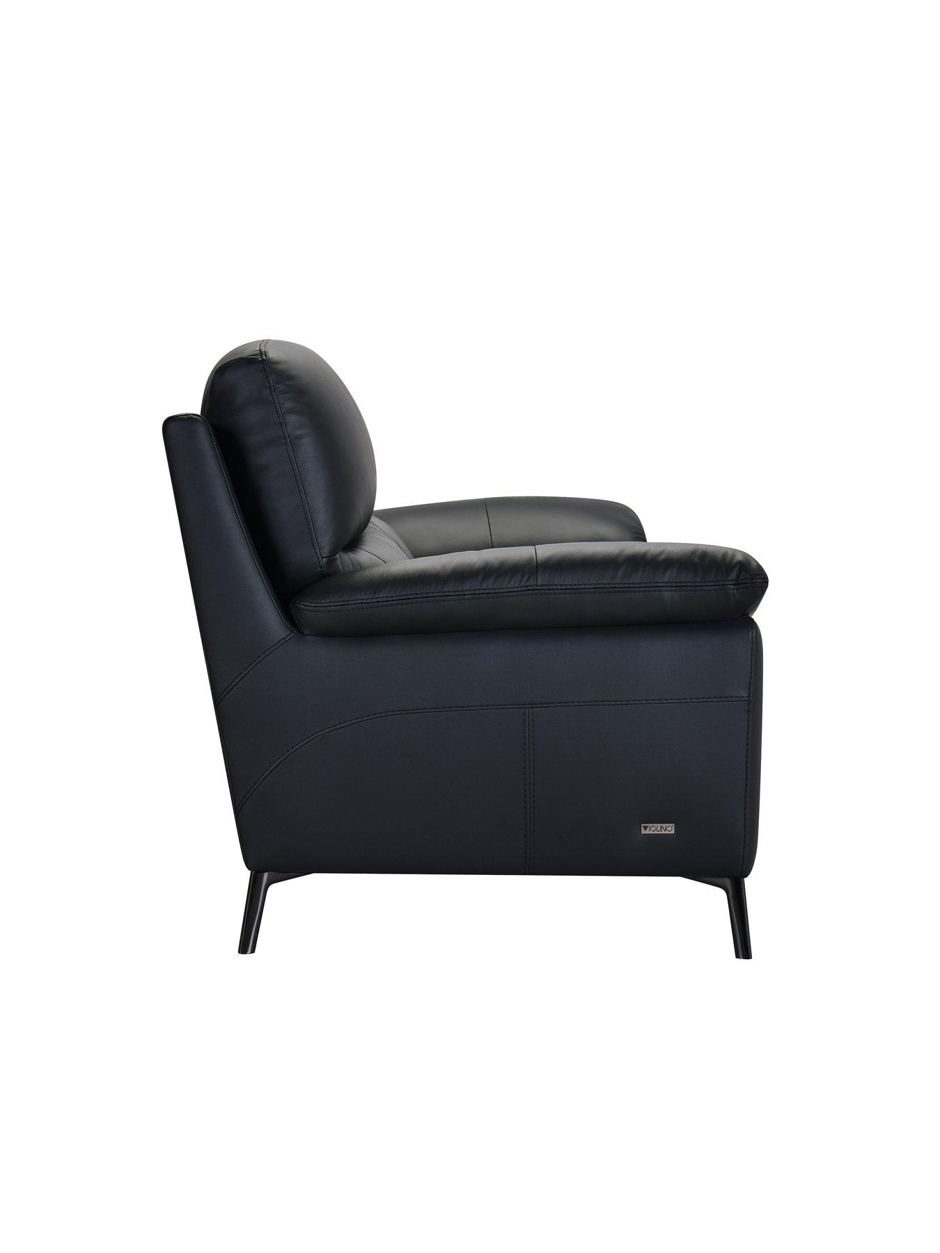 Image 4 of 7 of The Very Collection Lesta 3 Seater Leather Sofa
