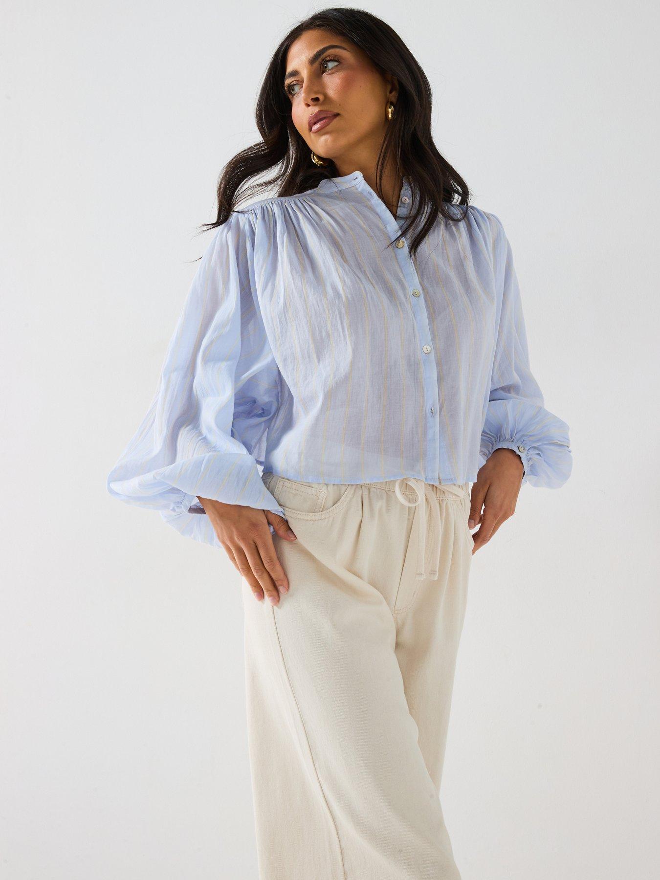 v-by-very-rami-button-through-shirt-blue