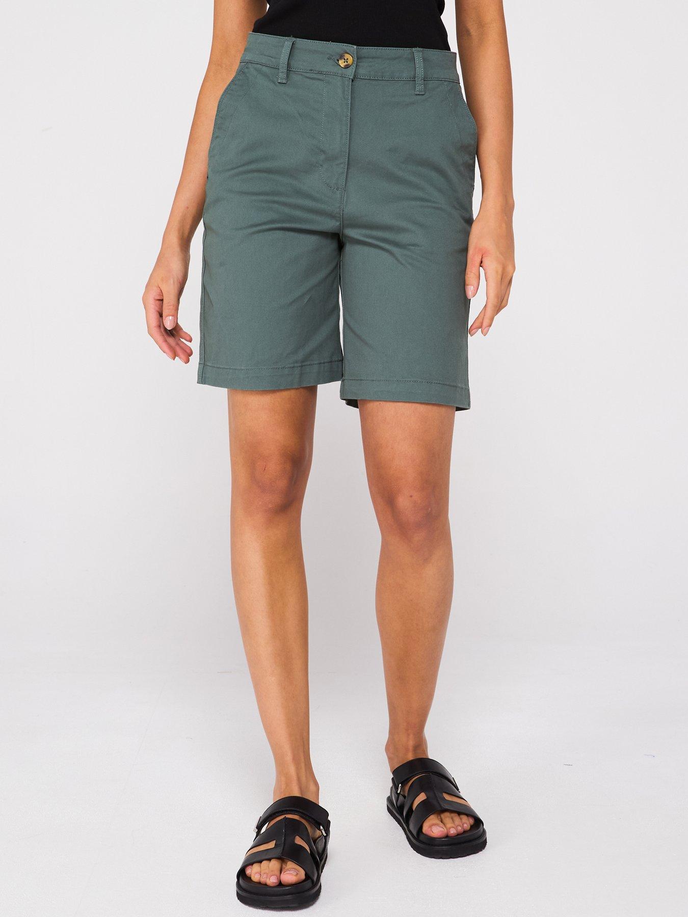 V by Very Relaxed Chino Shorts - Khaki