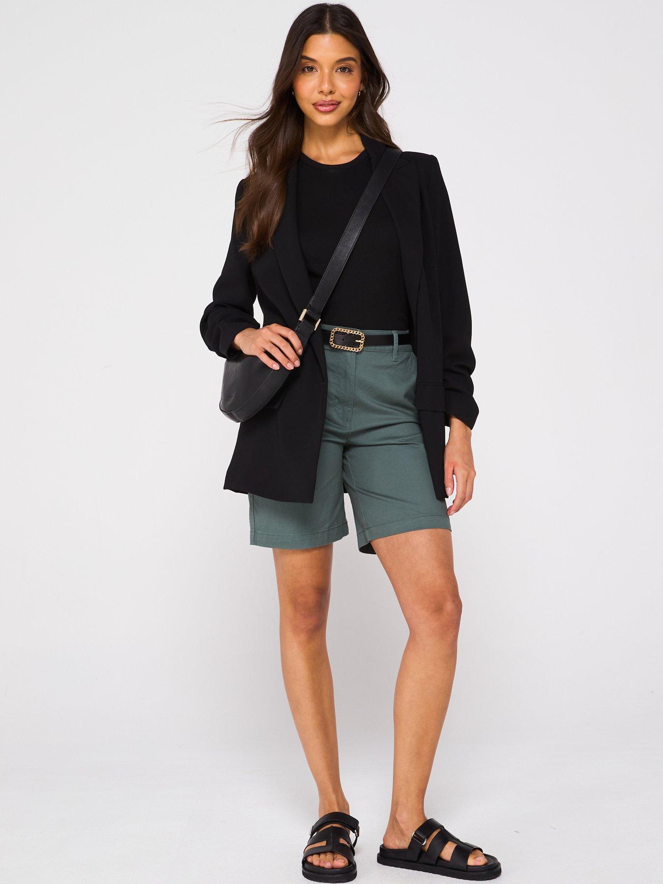  image of v-by-very-relaxed-chino-shorts-khaki